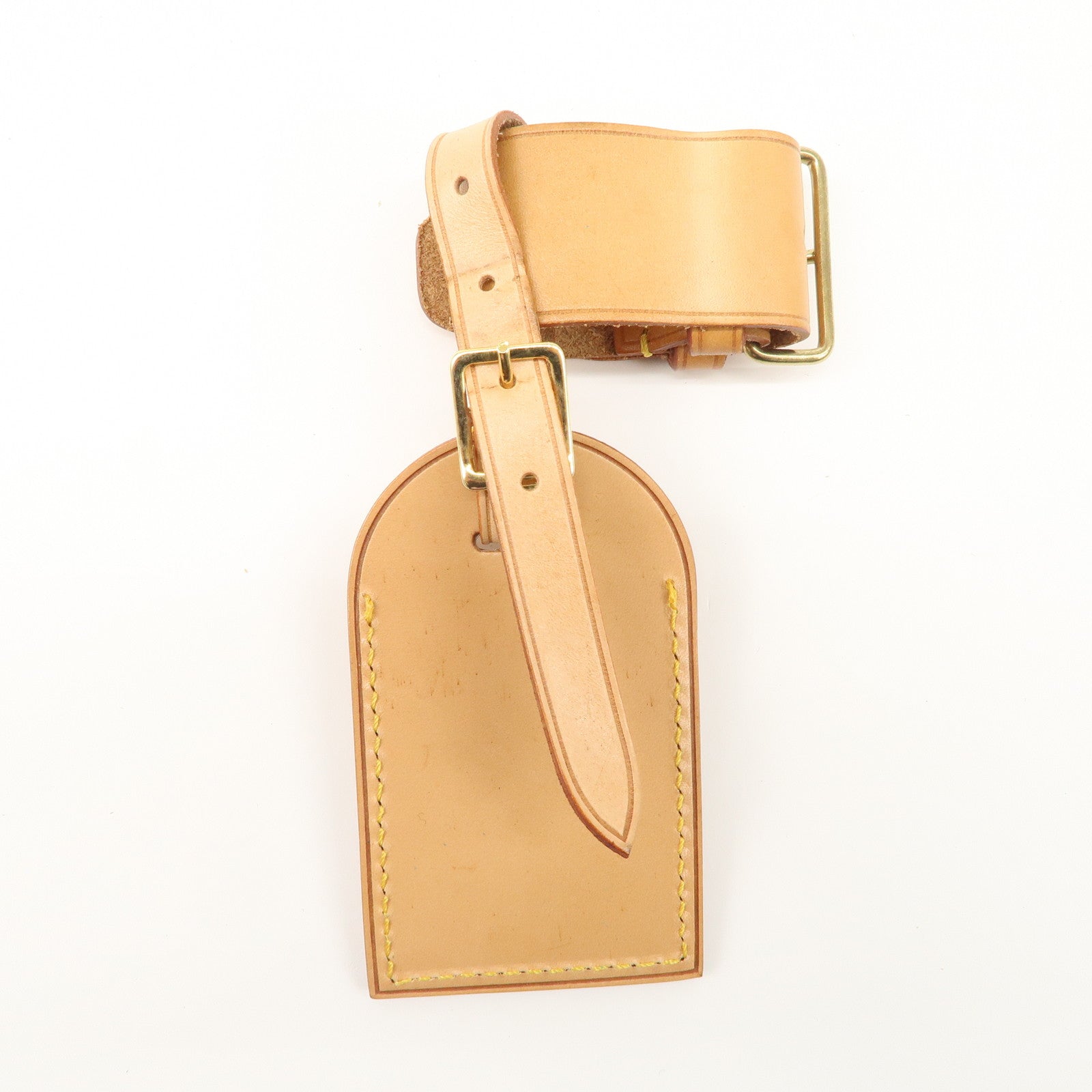 Louis Vuitton Set of 15 Nume Leather Name Tag & Poignet Natural Used