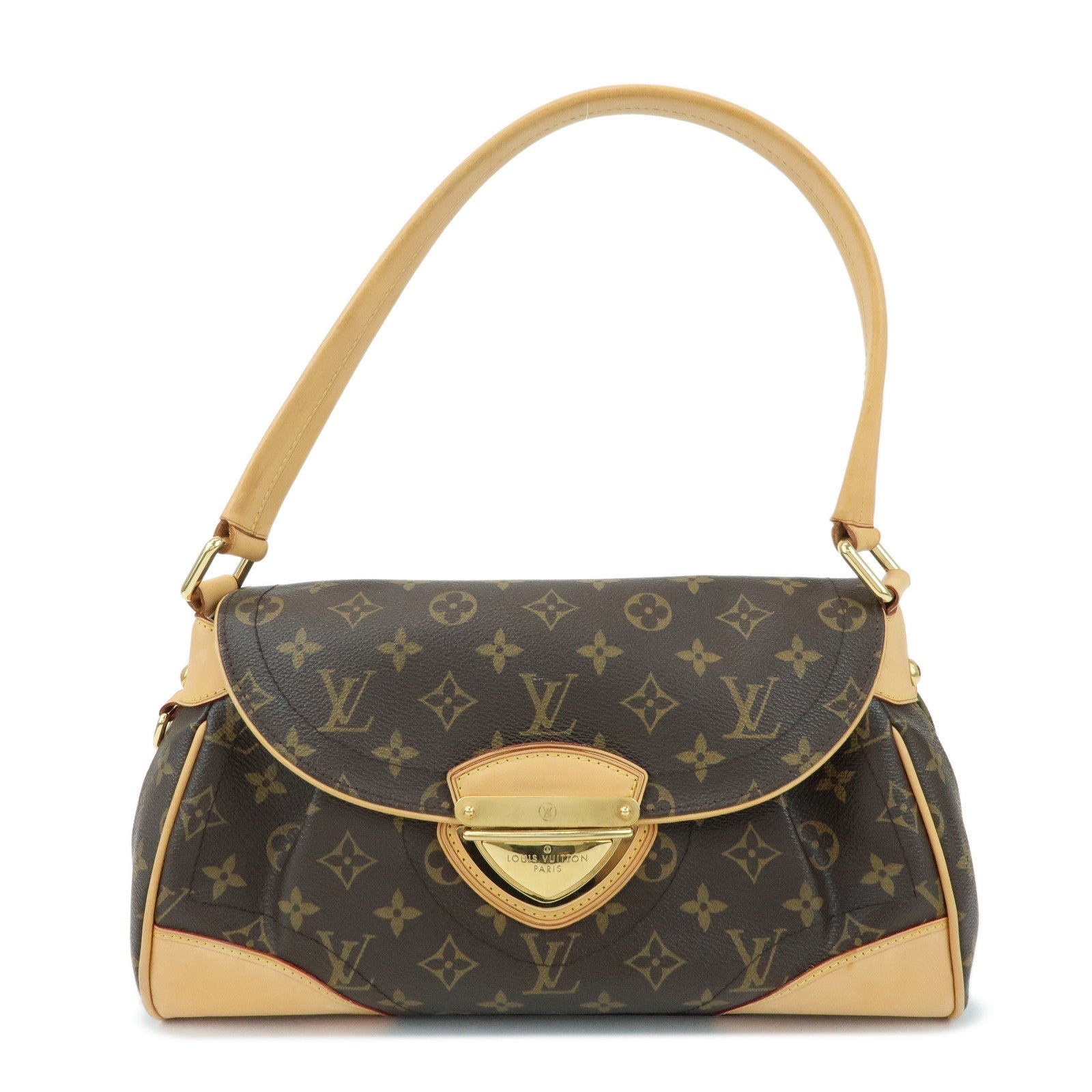 Louis Vuitton Monogram Beverly MM Shoulder Hand Bag Brown M40121