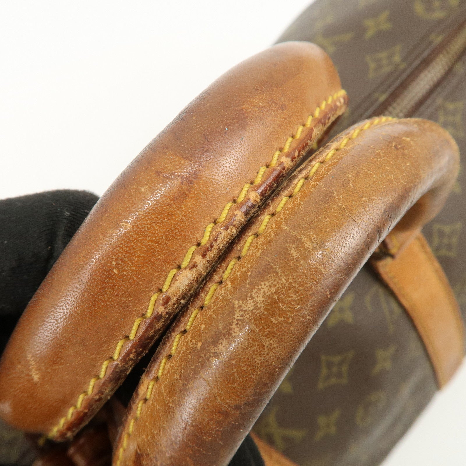 Louis Vuitton Monogram Keep All 45 Boston Bag Brown M41428