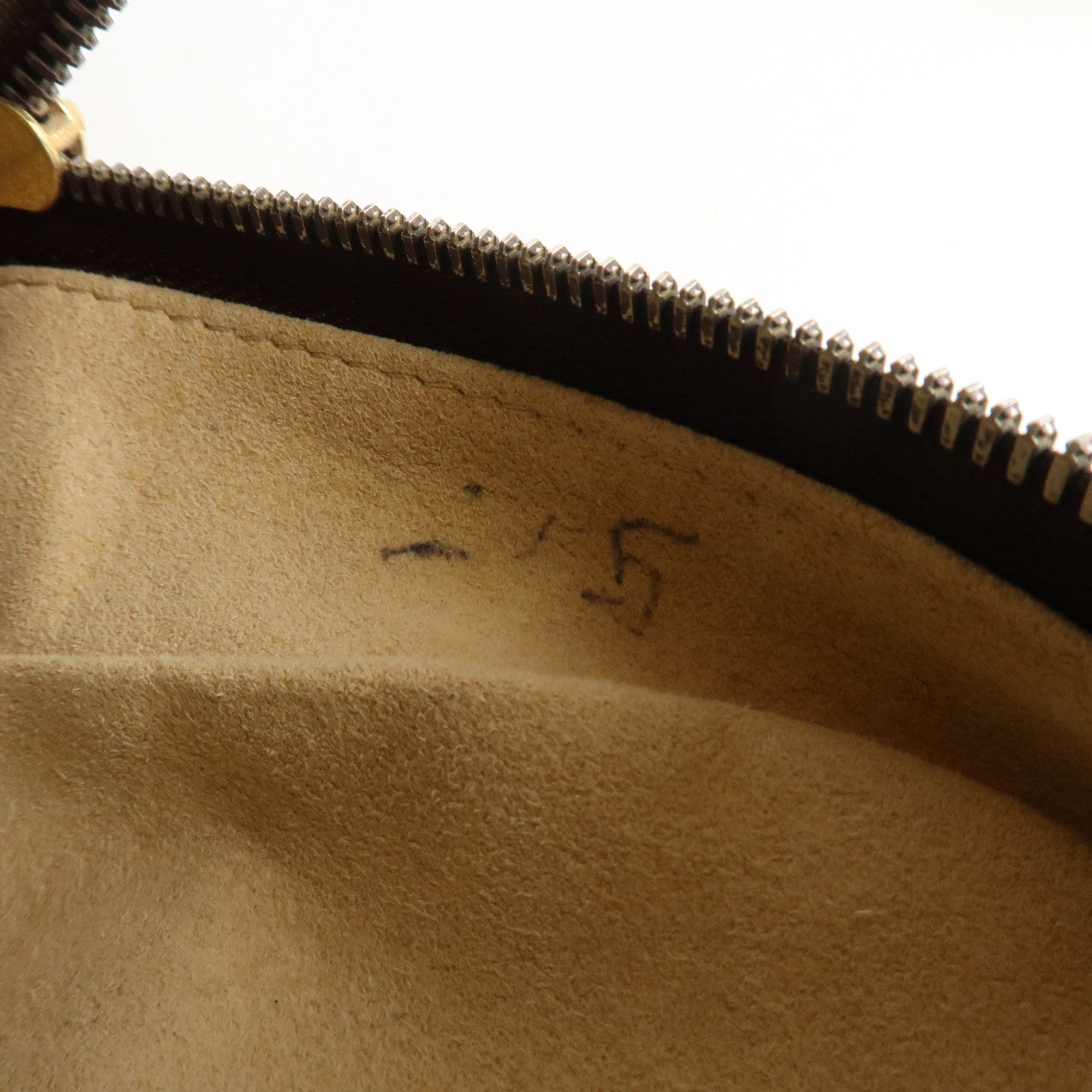 Louis Vuitton Monogram Manhattan PM Hand Bag Brown M40026 Used