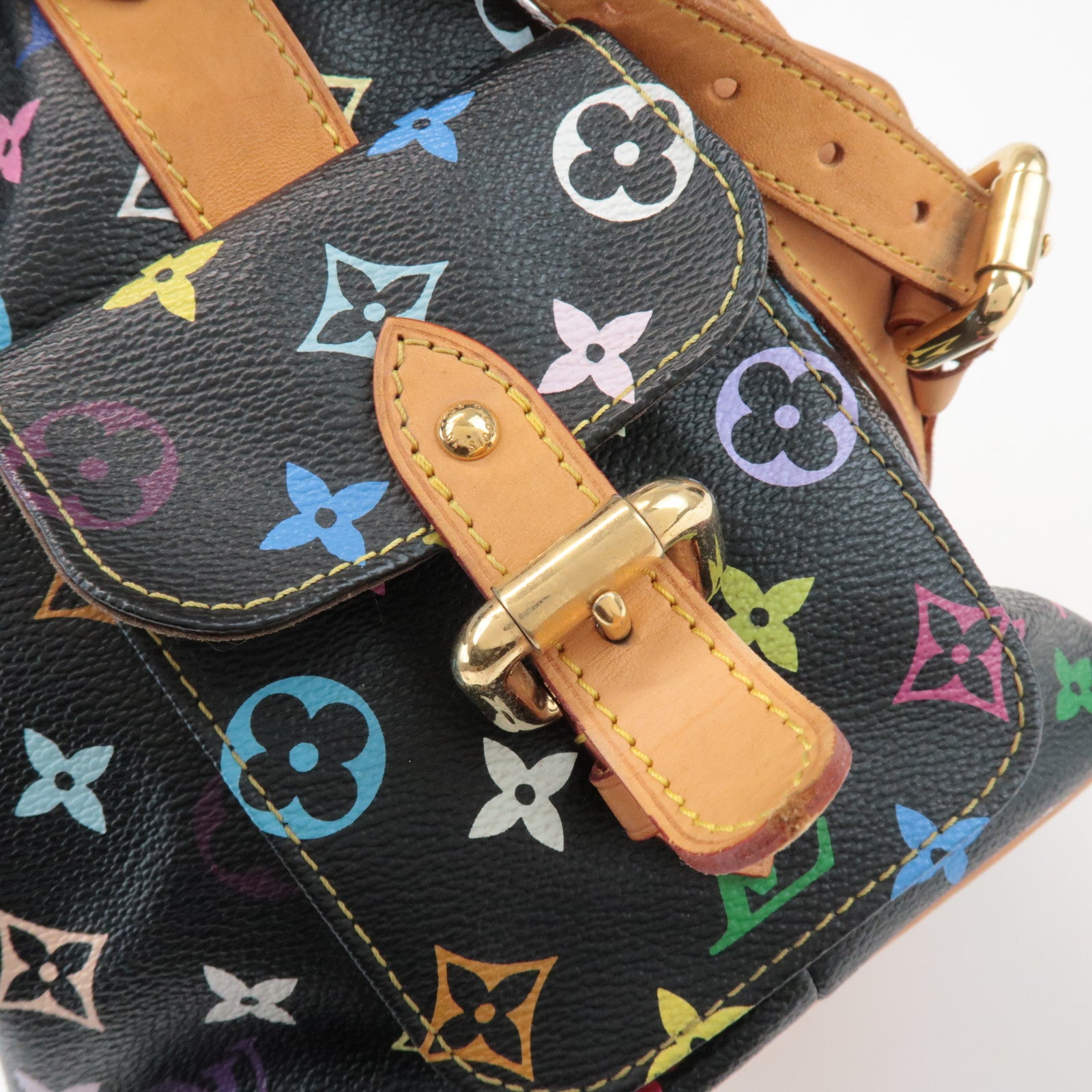 Louis Vuitton Monogram Multicolor Petit Noe Bag Noir M42230