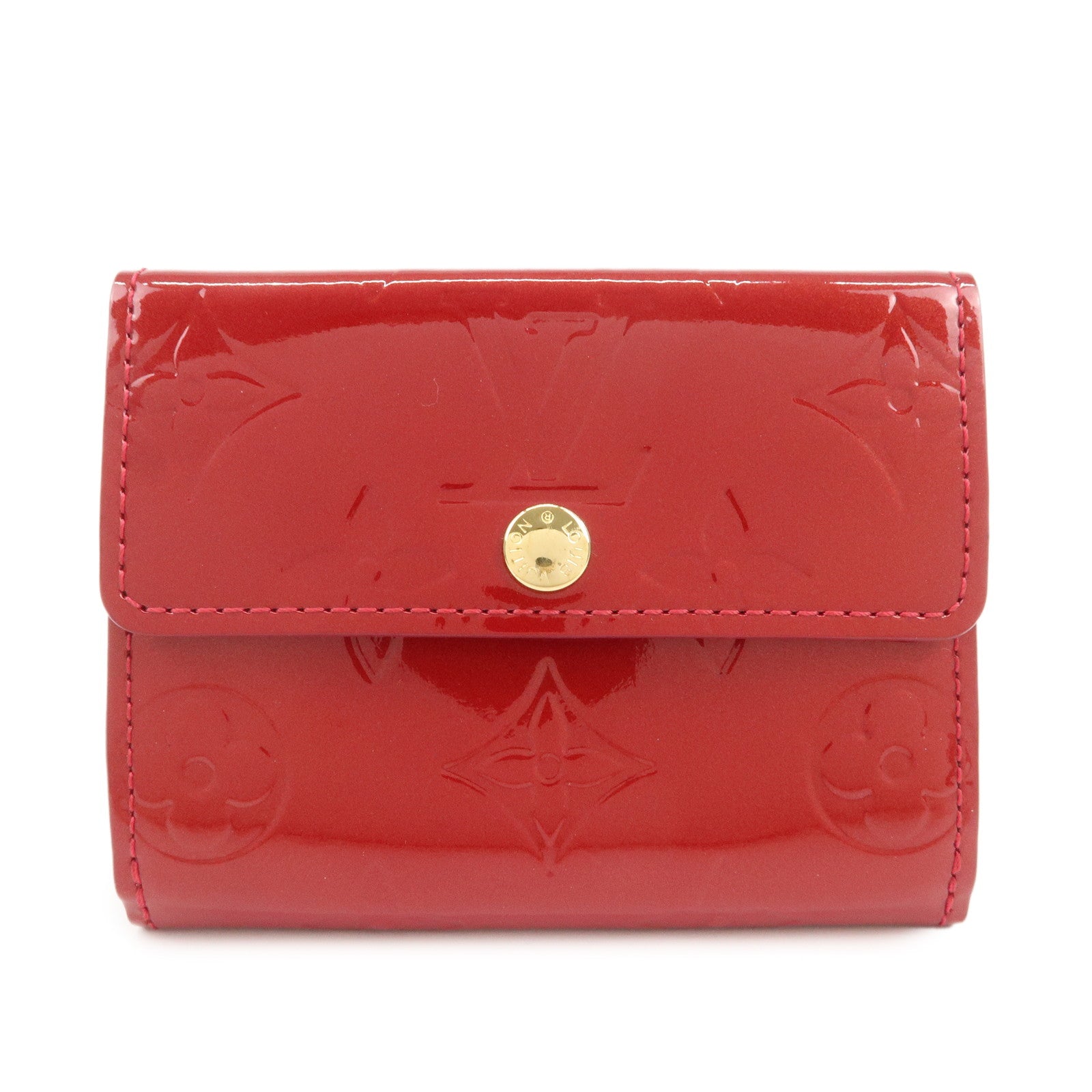 Louis Vuitton Monogram Vernis Ludlow Coin Case Pomme d'Amour M91978