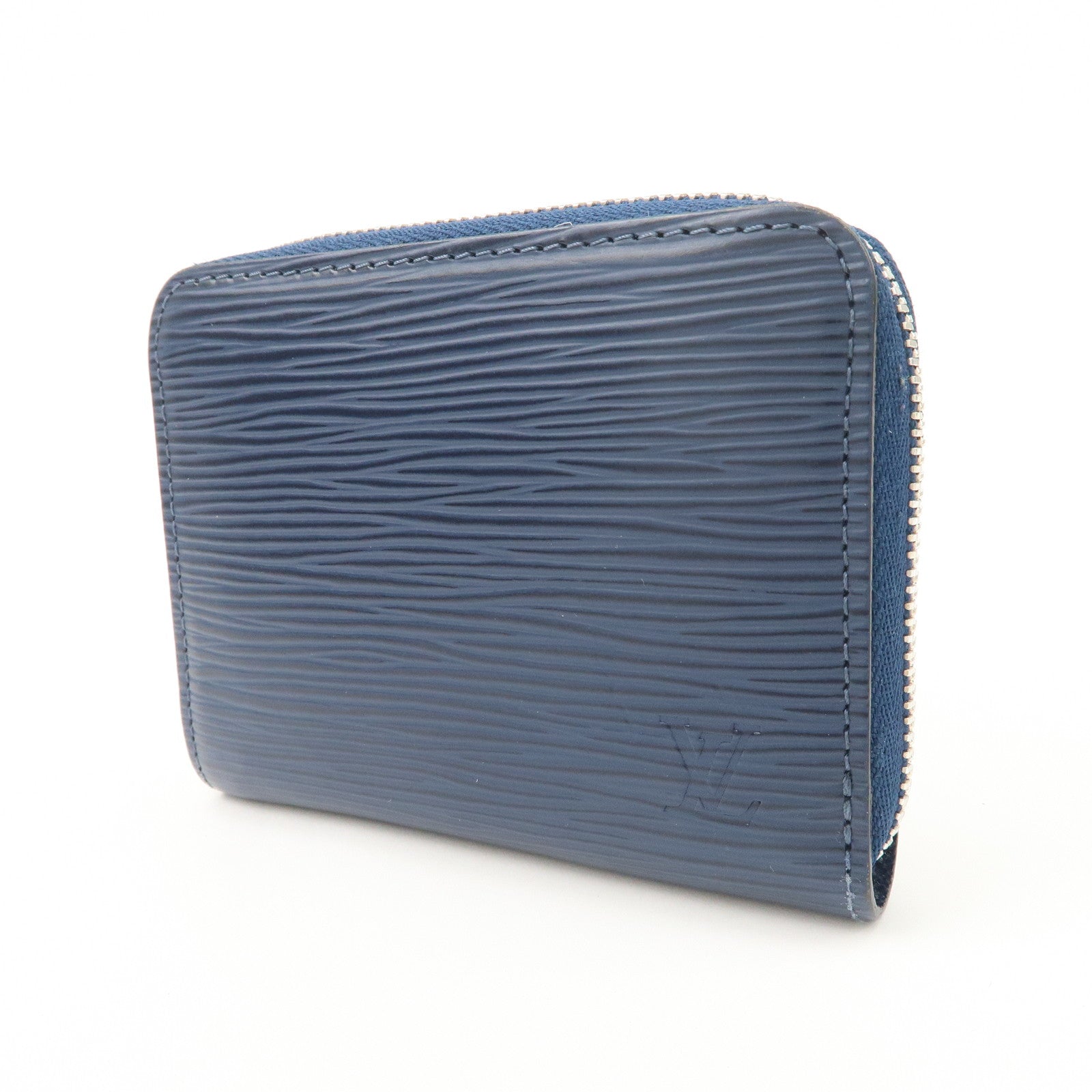 Louis Vuitton Epi leather Zippy Round Coin Case Andigo Blue M60384