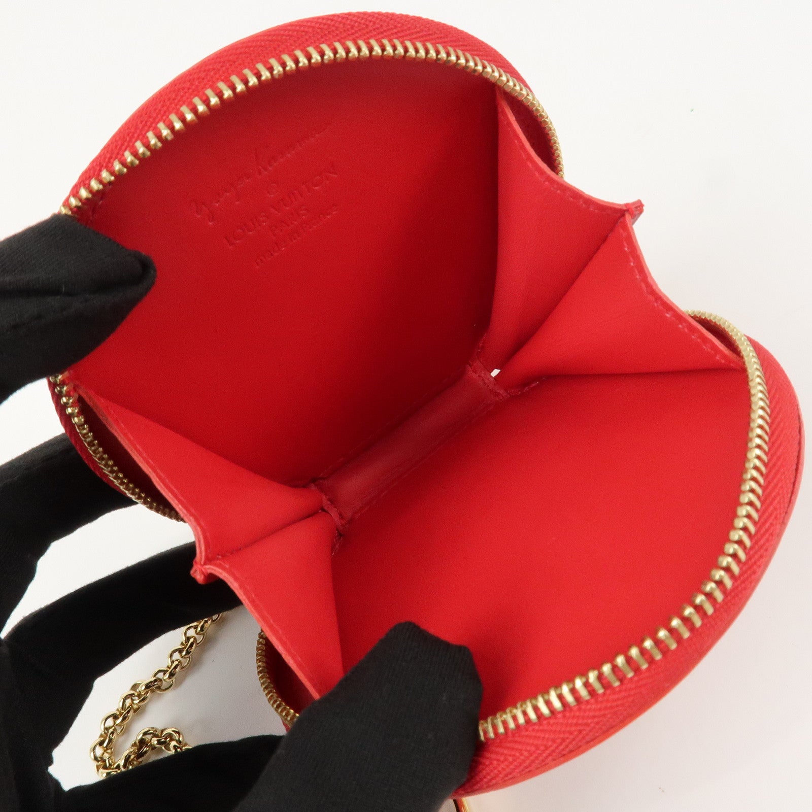 Louis Vuitton Vernis Yayoi Kusama Porte Monnaie Chapeau Coin M91570 Used