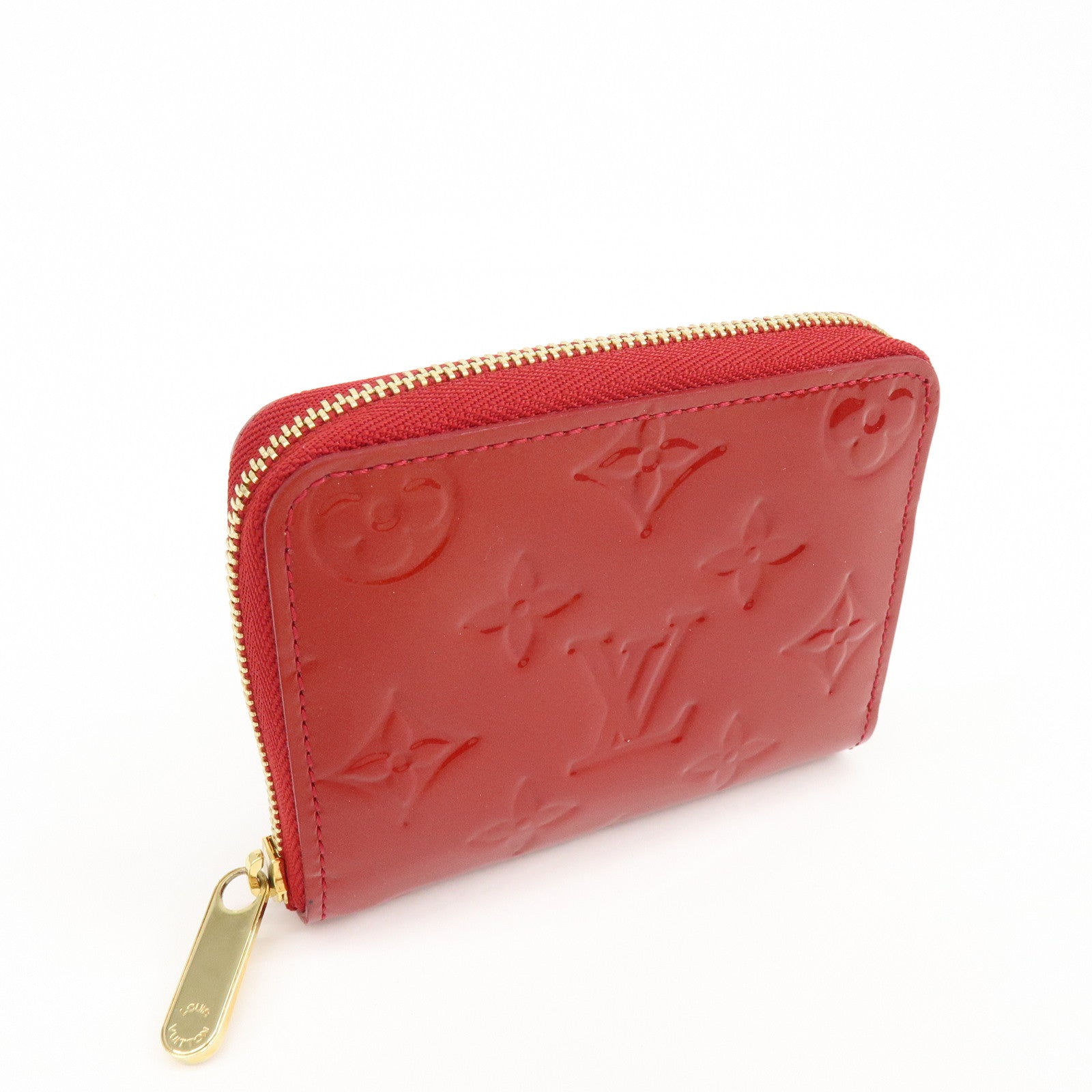Louis Vuitton Monogram Vernis Zippy Coin Purse Pomme d'Amour M93608