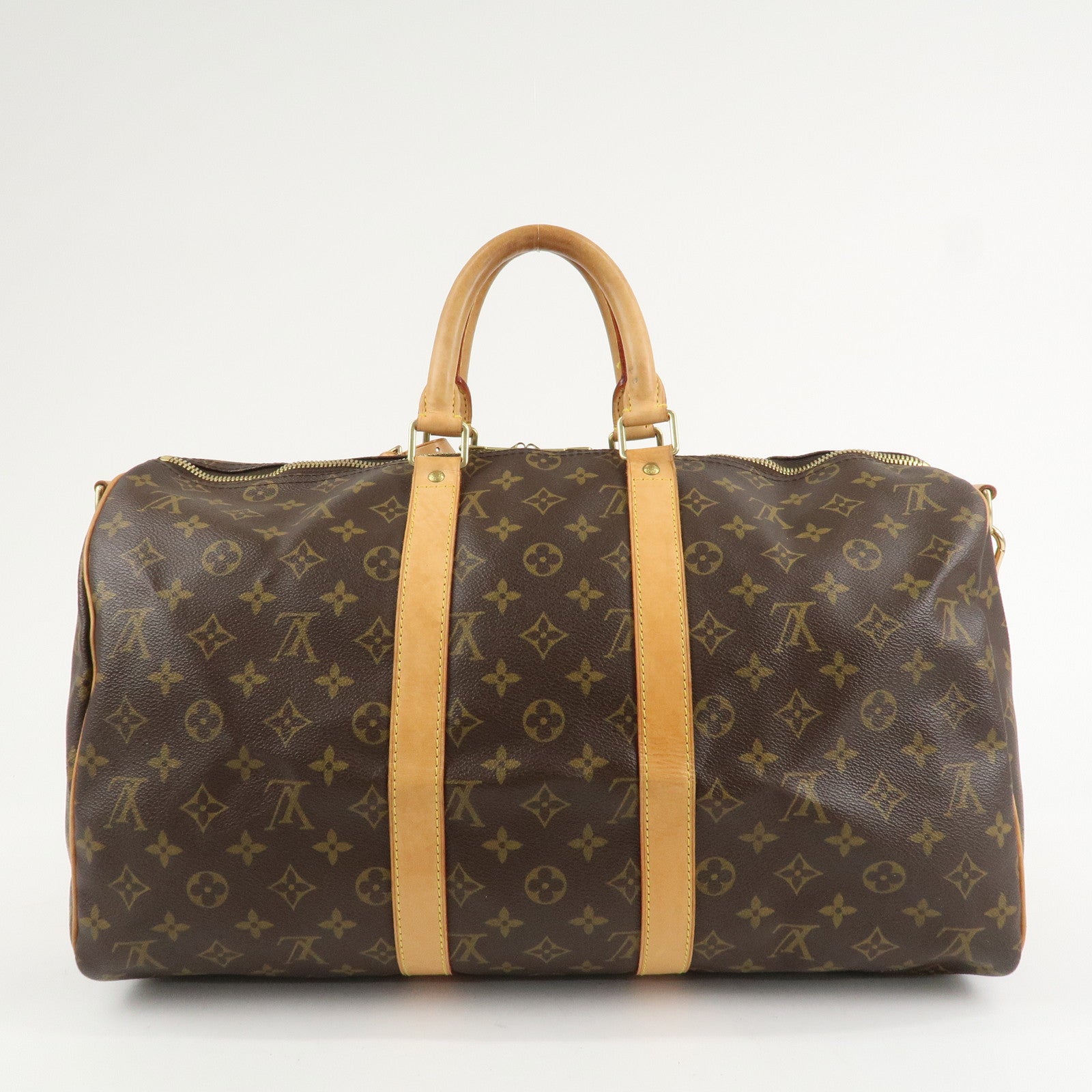 Louis Vuitton Monogram Keep All Bandouliere 45 Boston Bag M41418 Used