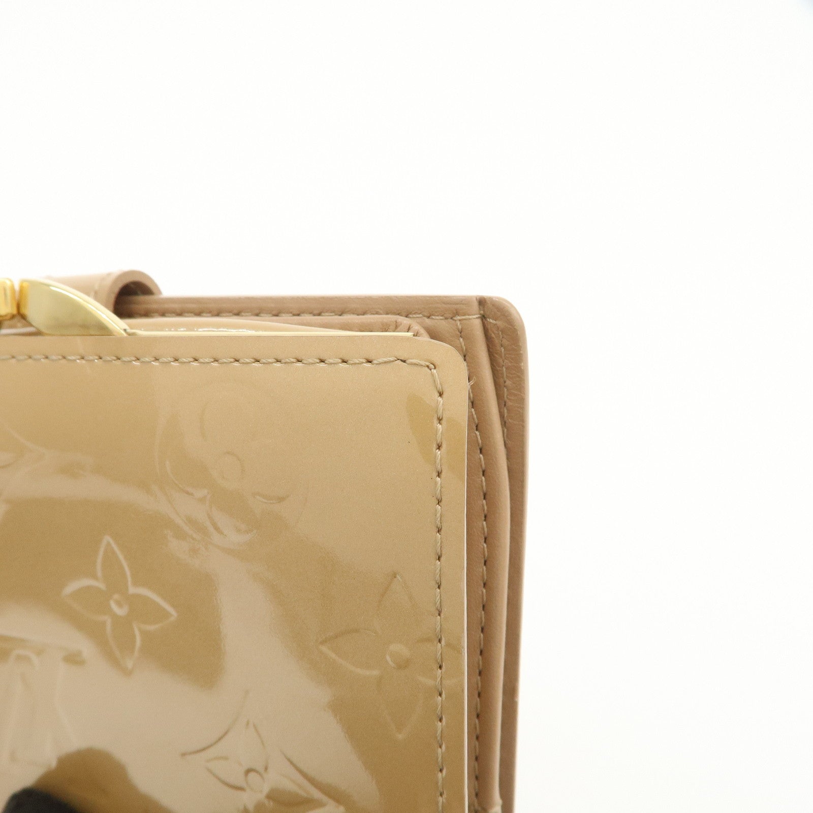 Louis Vuitton Monogram Vernis Porte Monnaie Noisette M91361