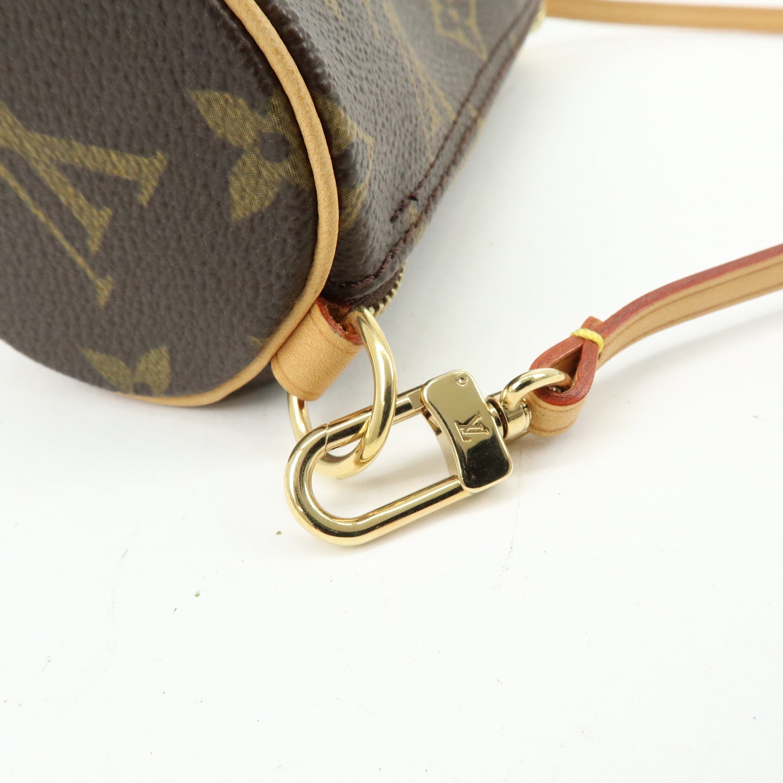 Louis Vuitton Monogram Canvas Mini Pouch for Papillon Bag Brown
