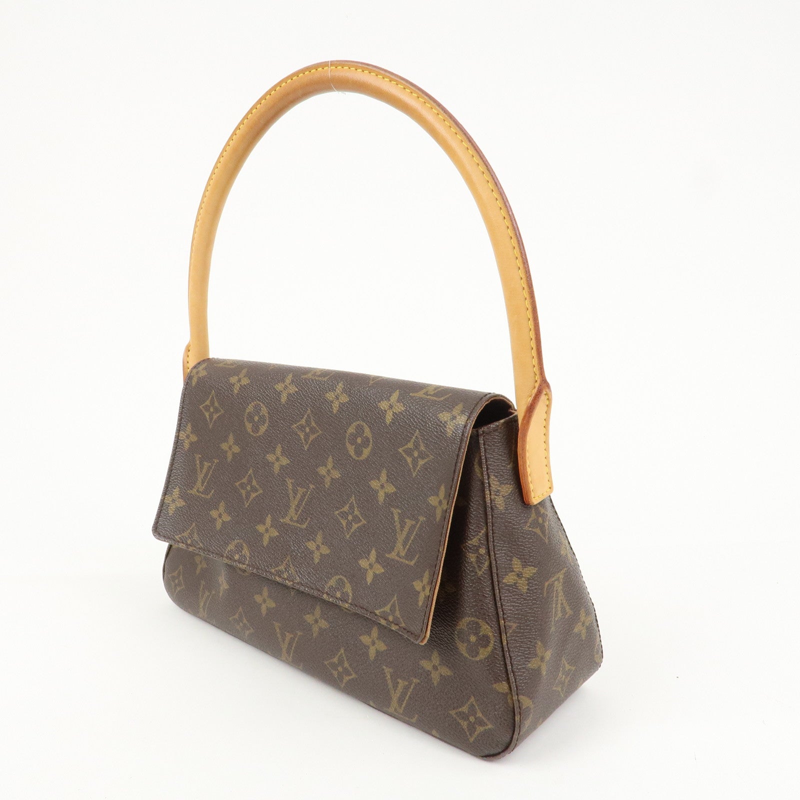Louis Vuitton Monogram Mini Looping Shoulder Bag Brown M51147