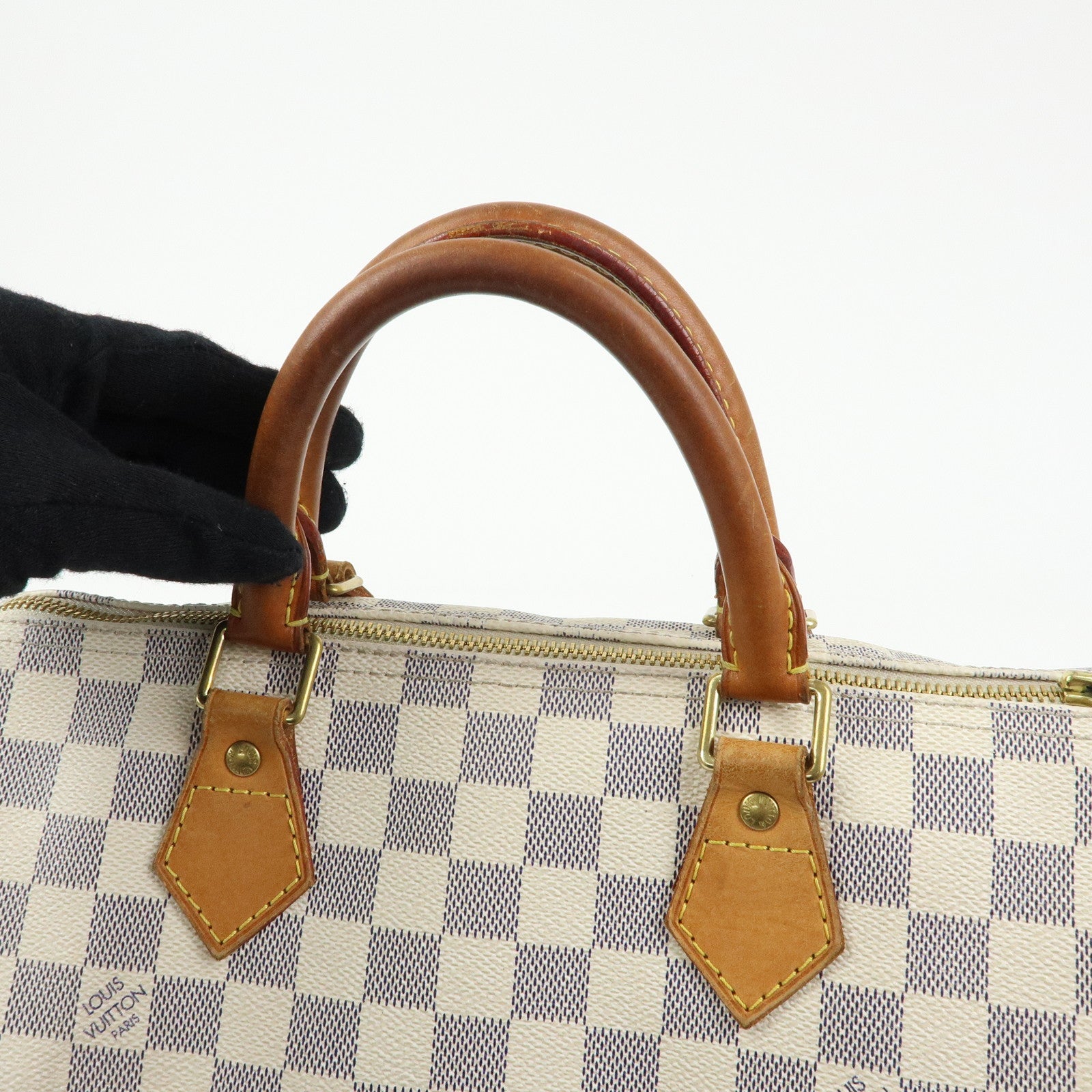 Louis Vuitton Damier Azur Speedy 30 Boston Bag Hand Bag N41370