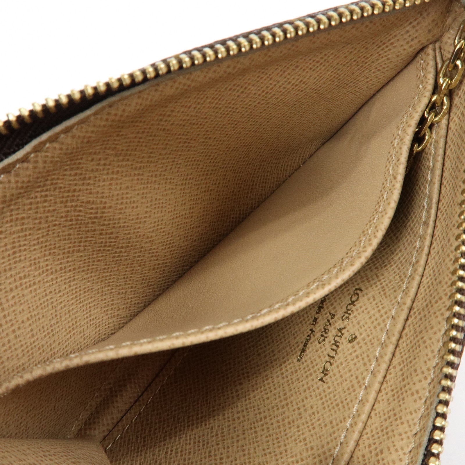 Louis Vuitton Monogram Pochette Cles Complis T&B Coin Case M58025
