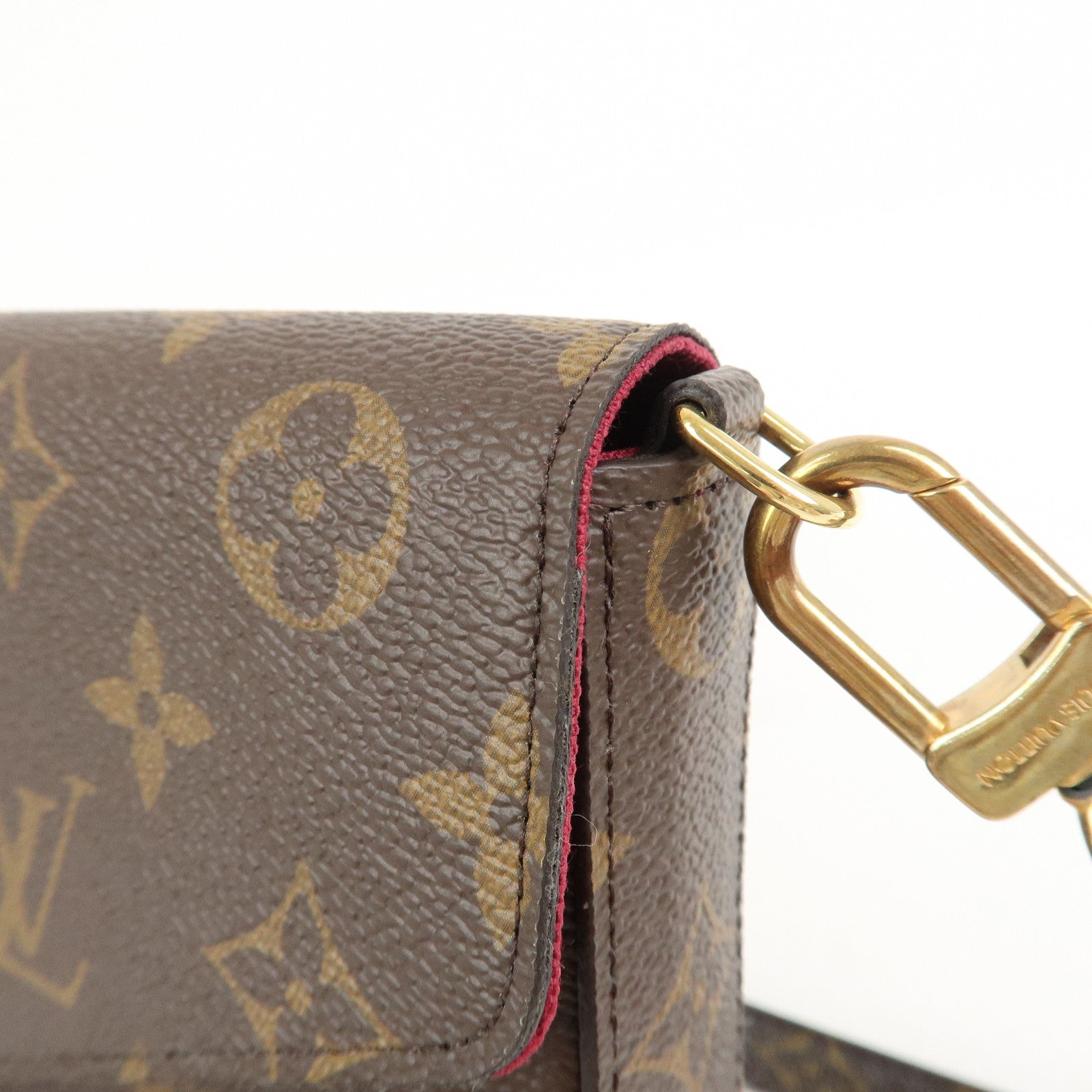 Louis Vuitton Monogram Pochette Felicie Shoulder Bag Brown M61276