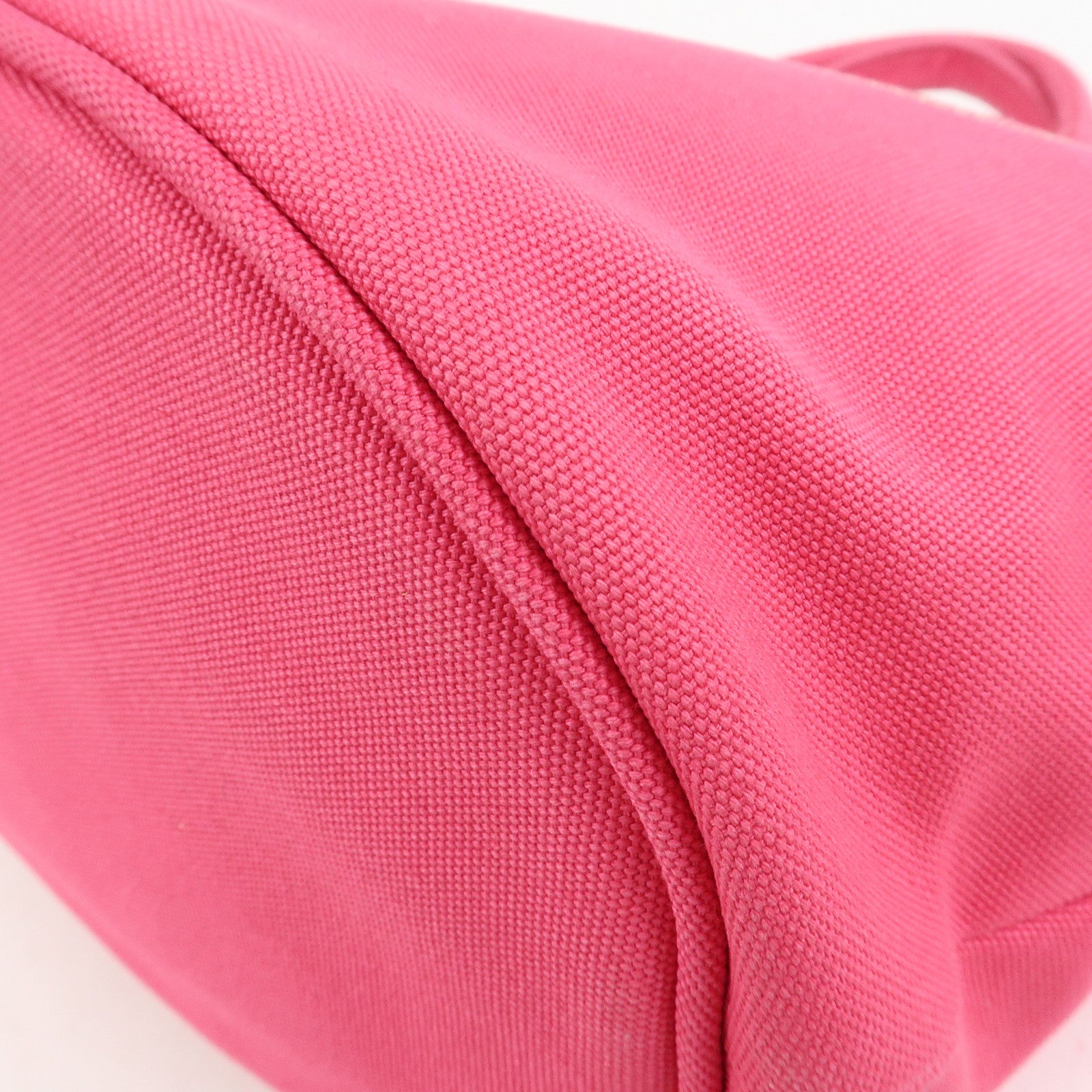 PRADA Canapa Canvas 2Way Bag Tote Bag Shoulder Bag Pink 1BG163