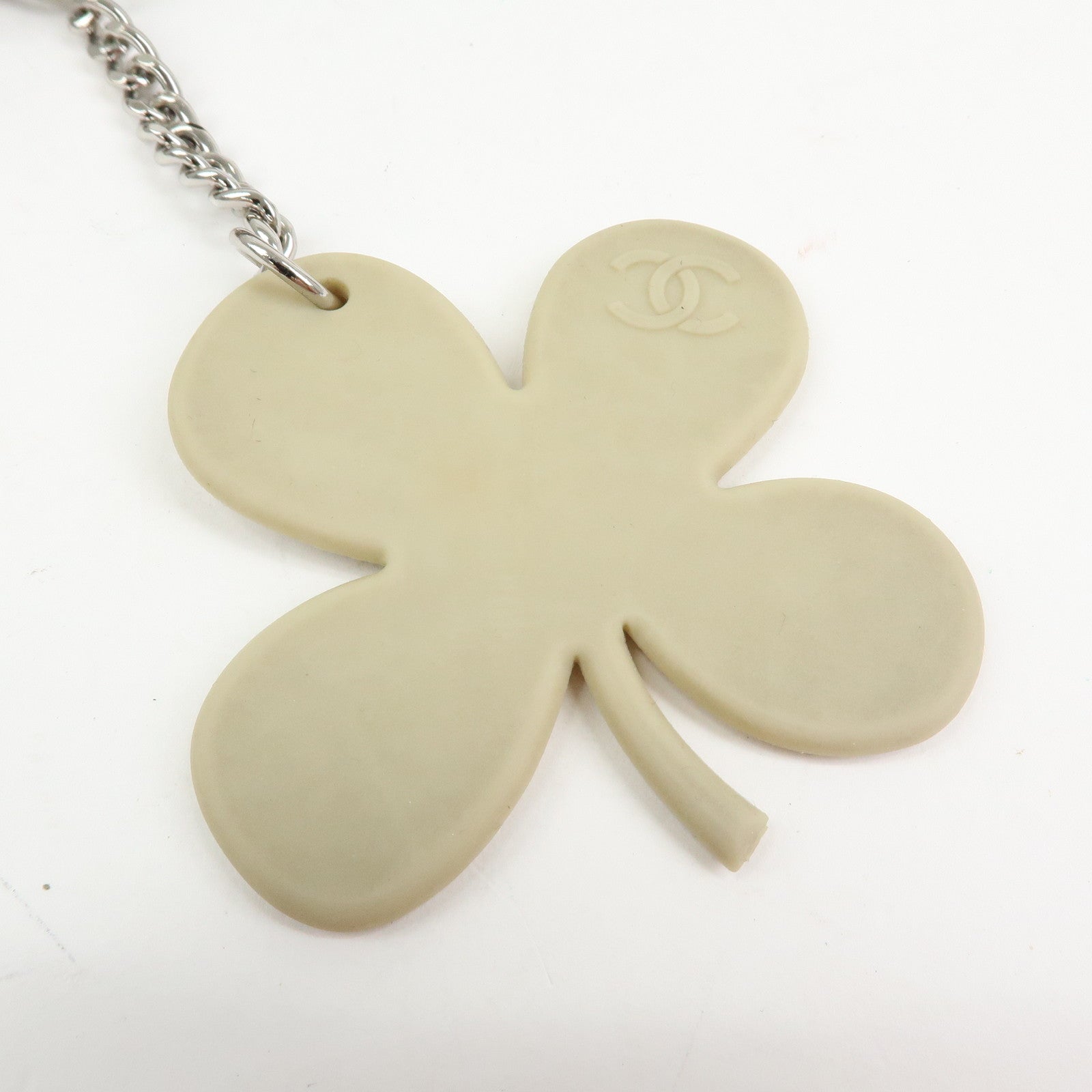 CHANEL Canvas Leather 2Way Bag Hand Bag Shoulder Bag Black Ivory