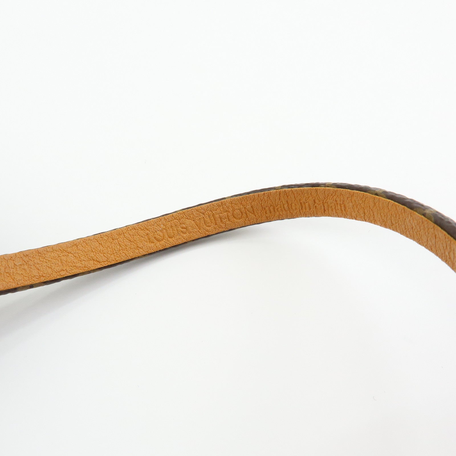 Louis Vuitton Monogram Bracelet Crazy In Lock Size 17 Brown M6451