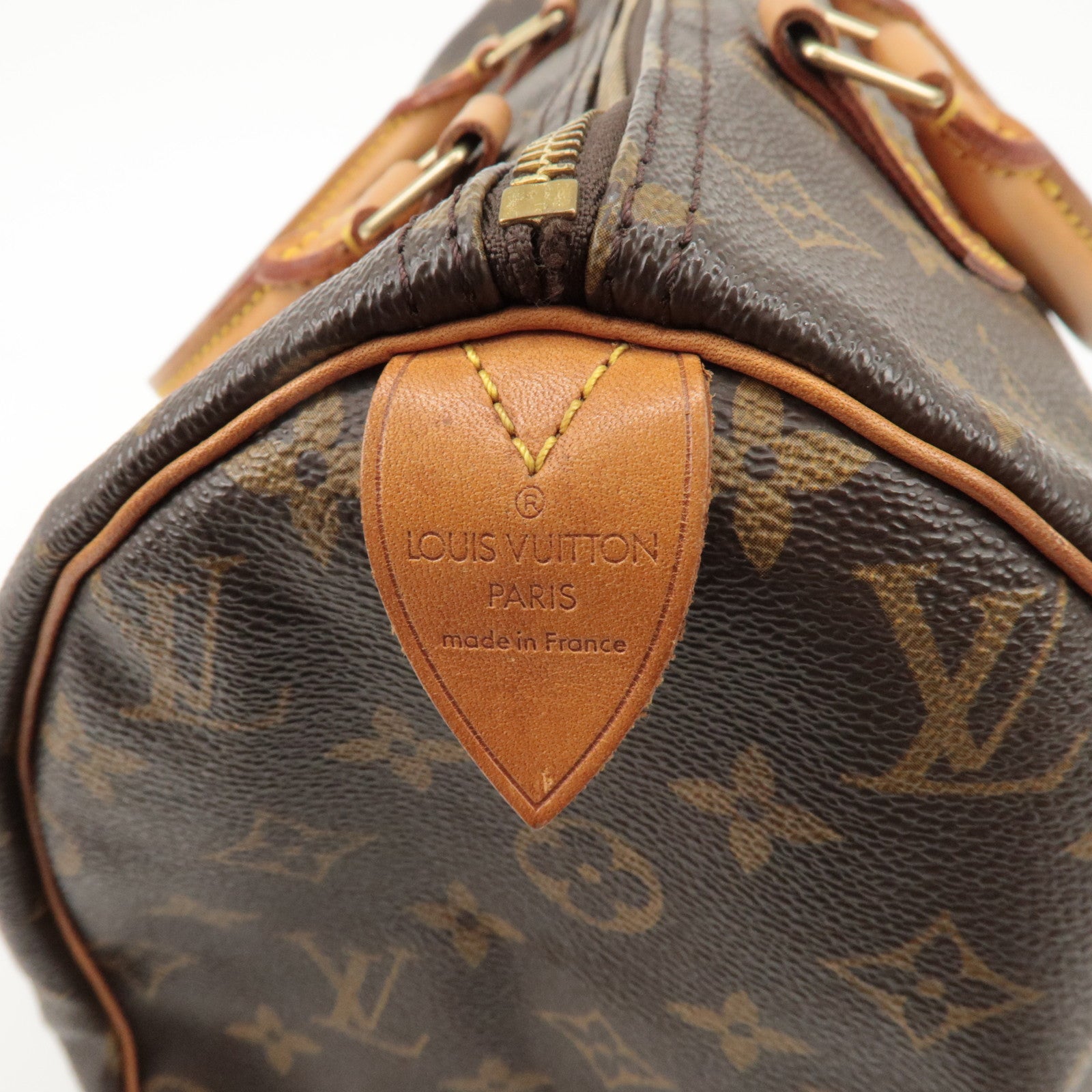 Louis Vuitton Monogram Speedy 30 Hand Bag Boston Bag M41526 Used