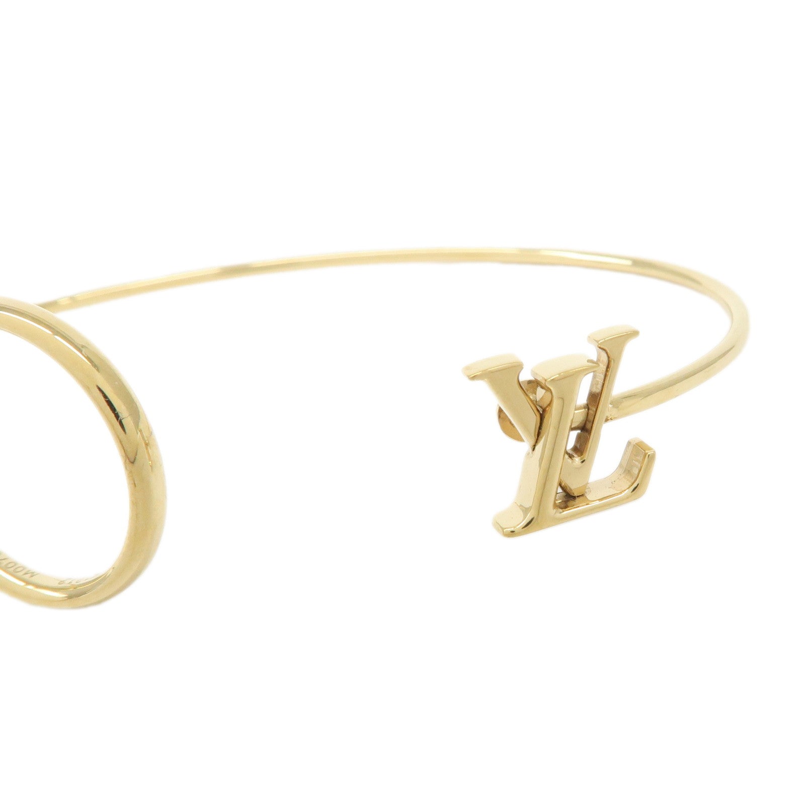 Louis Vuitton Bracelet Rigid LV Eclipse Bracelet Gold M00766