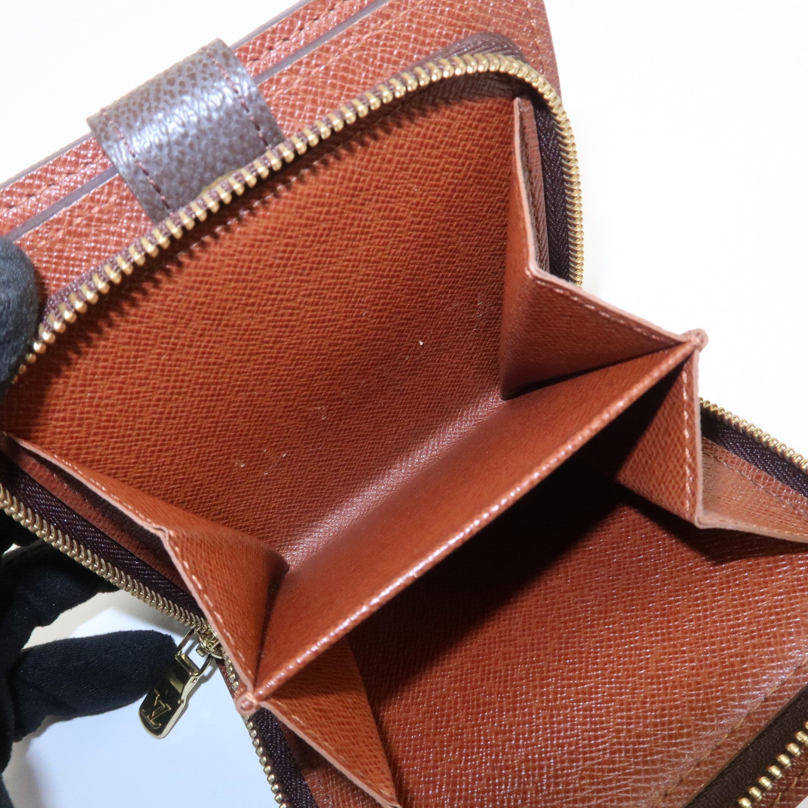 Louis Vuitton Monogram Compact Zippy Wallet Brown M61667