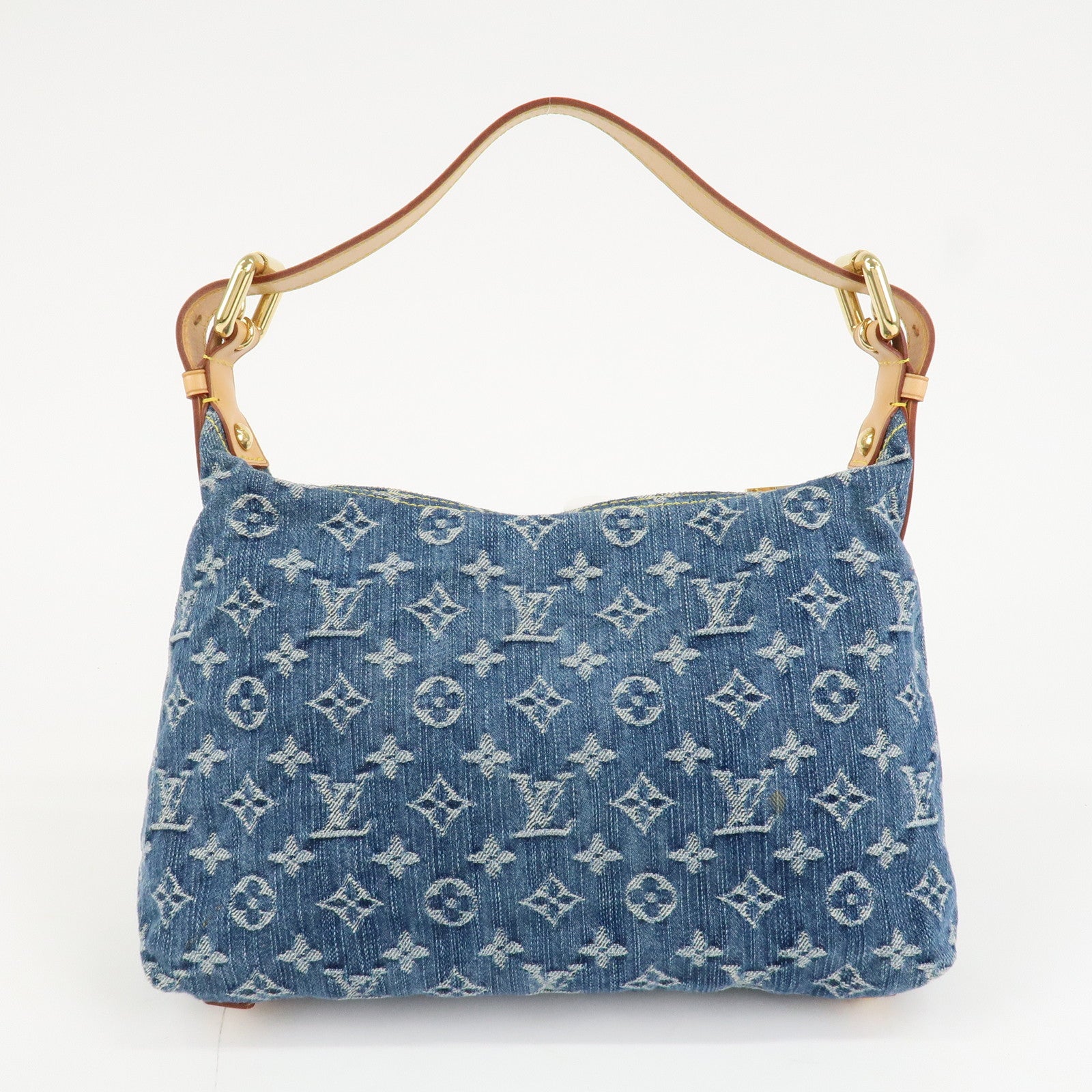Louis Vuitton Monogram Denim Baggy PM 2Way Bag Shoulder Bag M95049 Used