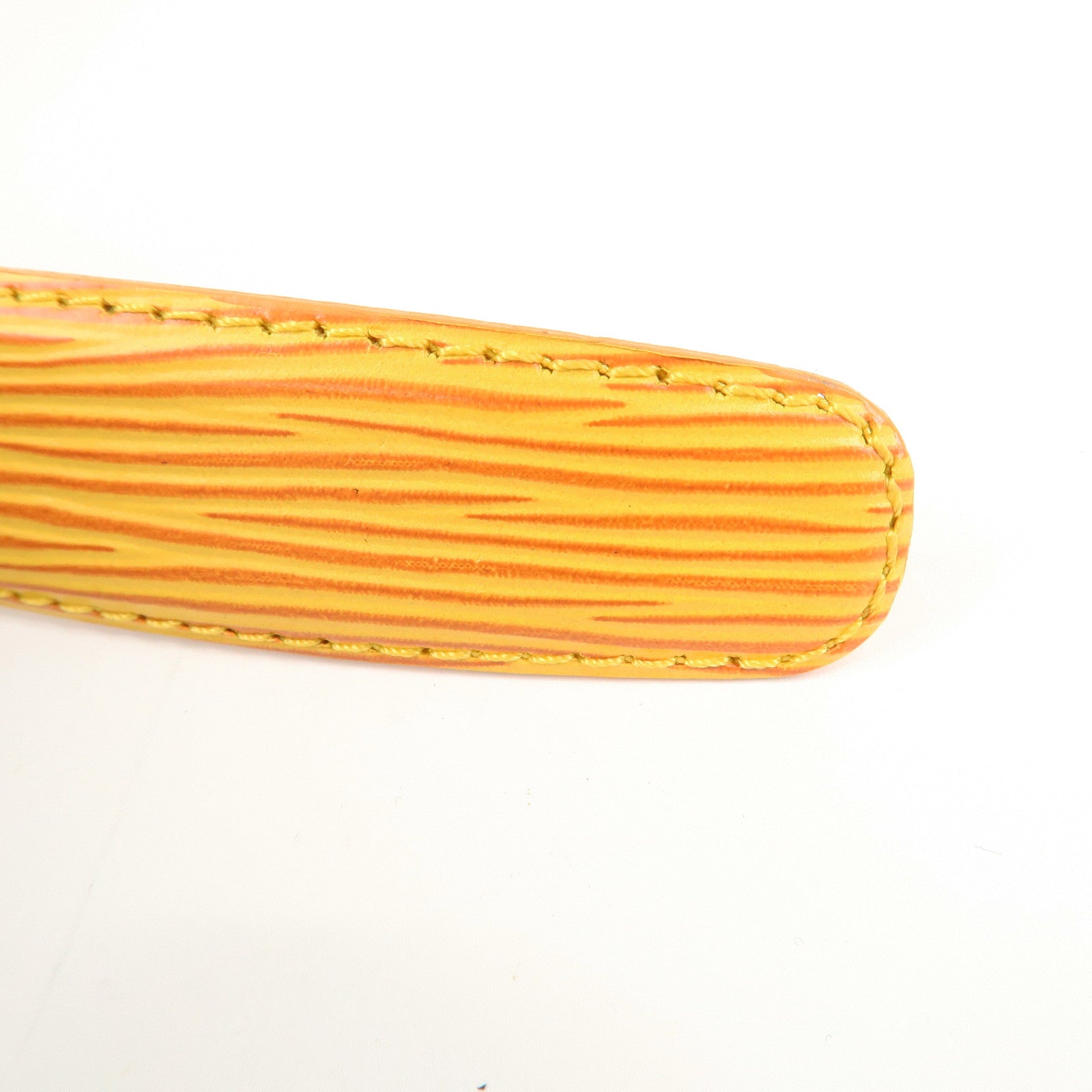 Louis Vuitton Epi Leather Ceinture Belt Tassili Yellow R10051