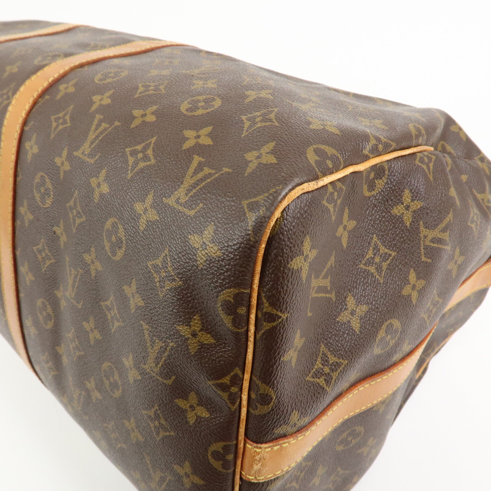 Louis Vuitton Monogram Keep All 55 Bandouliere Boston Bag M56714