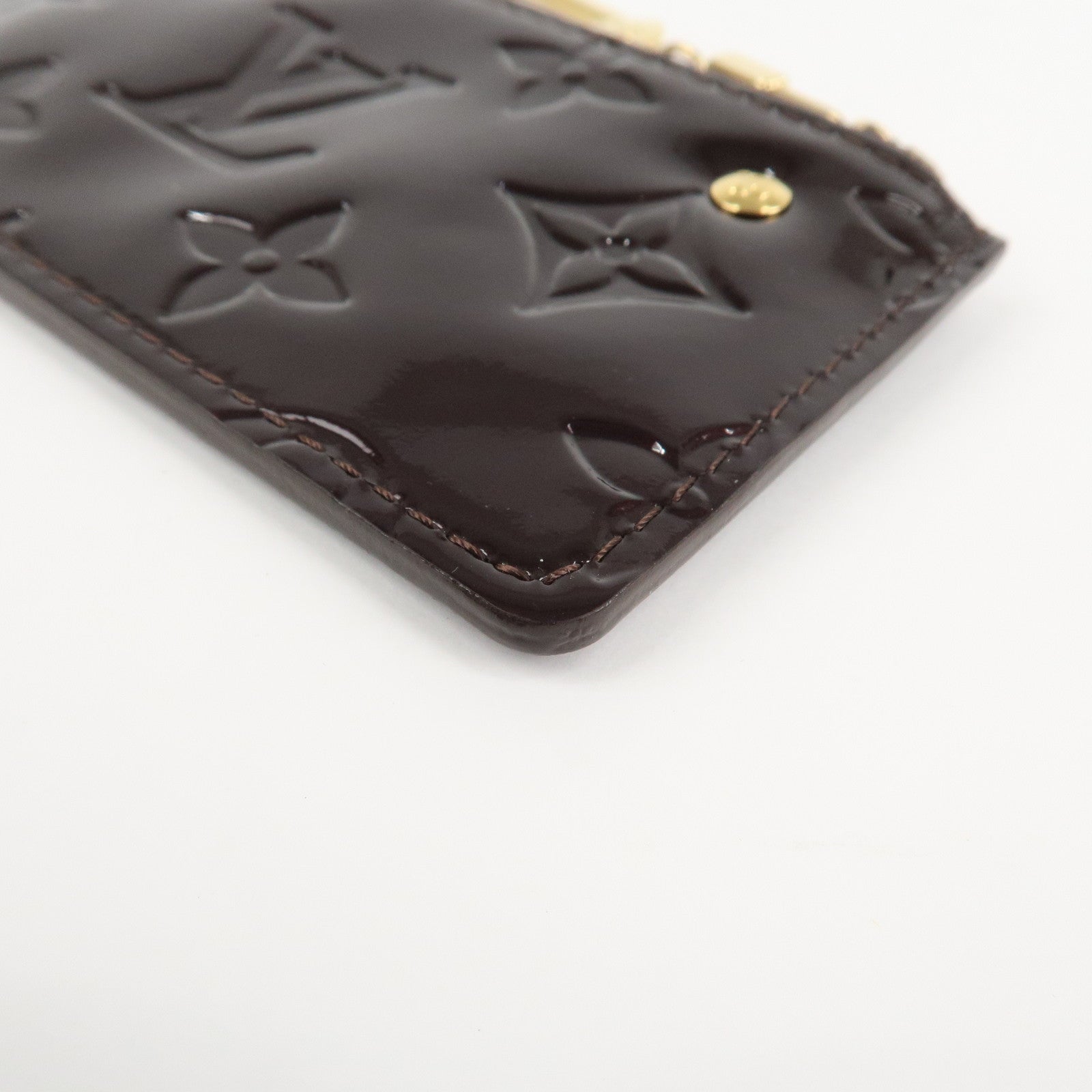 Louis Vuitton Monogram Vernis Pochette Cles Coin Case Key Case M93518 Used