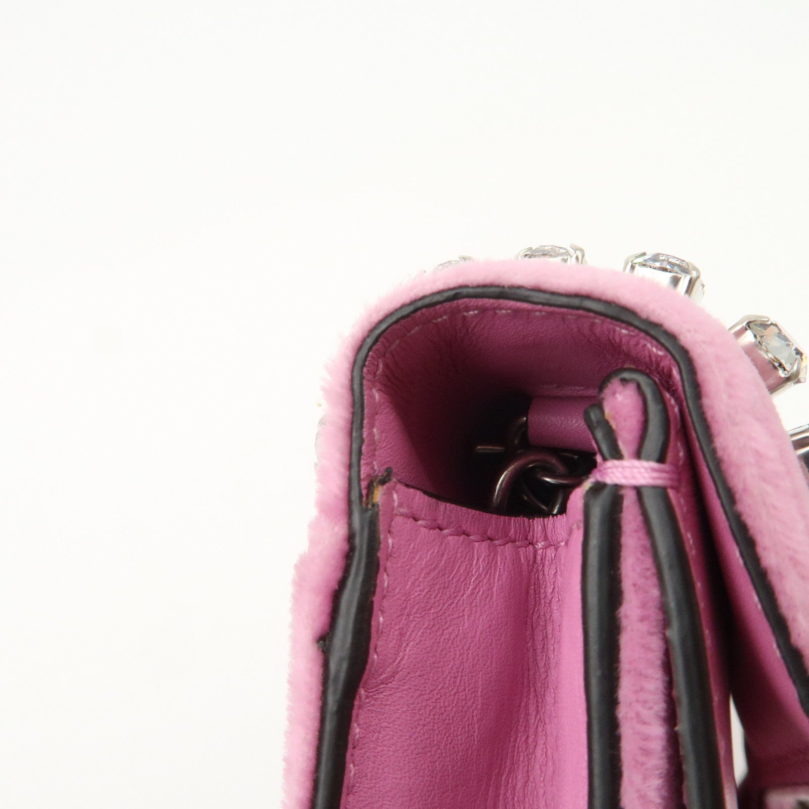 GUCCI Dionysus Super Mini Bag Leather Chain Shoulder Bag 476432 Used