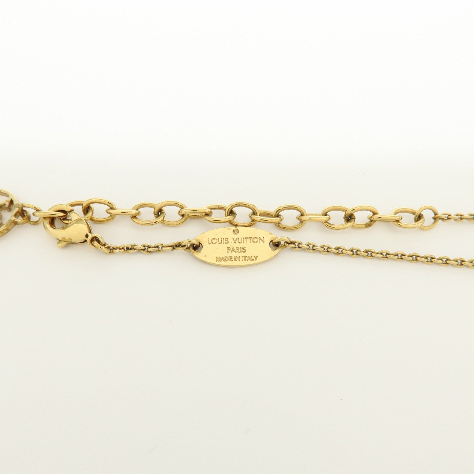Louis Vuitton LV&ME LOVE Metal Necklace Gold M62843