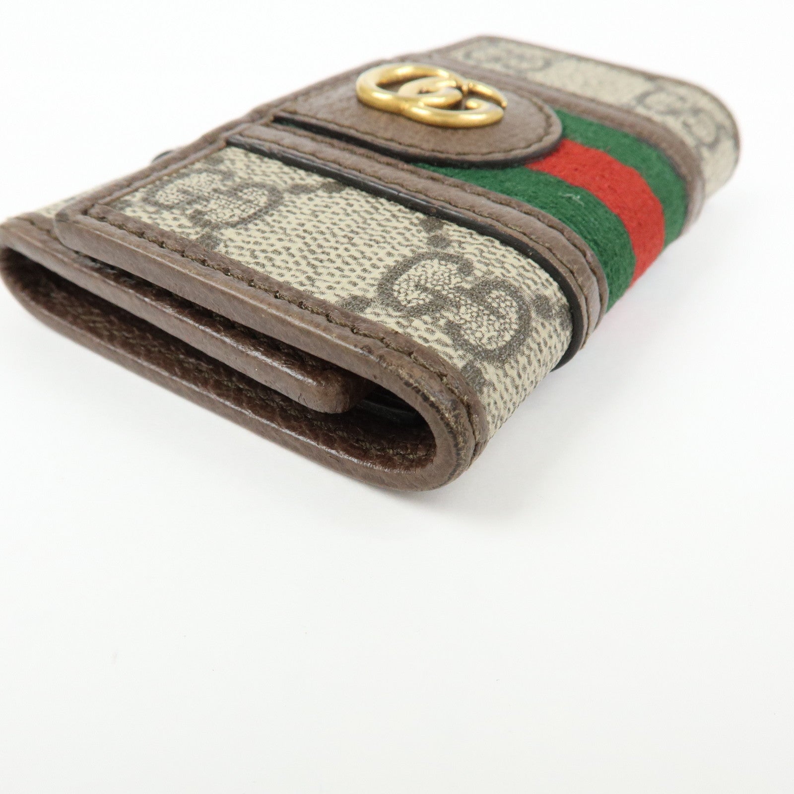 GUCCI GG Marmont Sherry GG Supreme Leather 6 Ring Key Case 603732