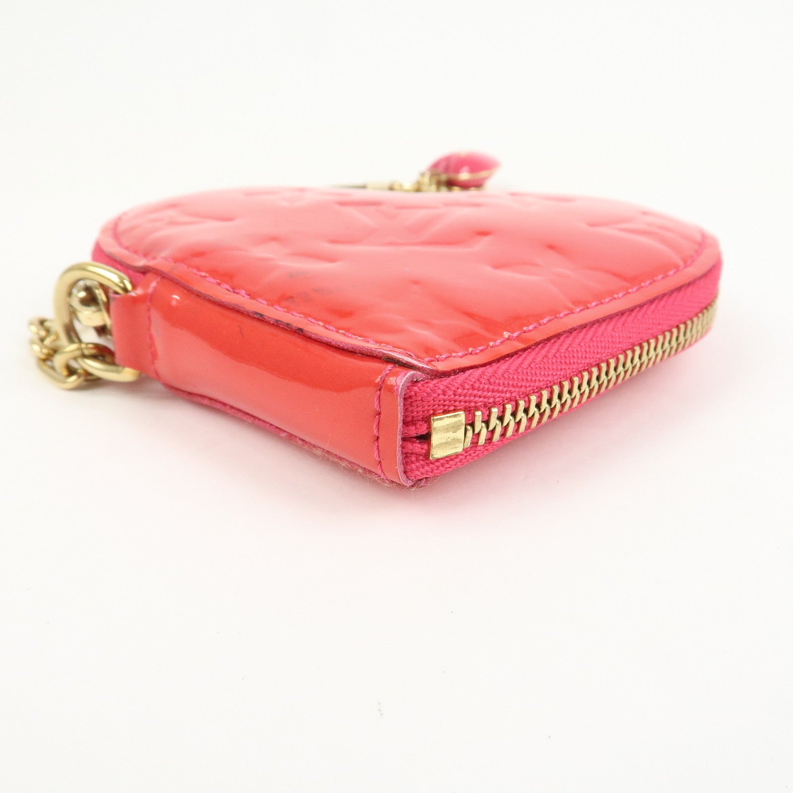 Louis Vuitton Monogram Vernis Porte Monnaie Coeur Coin Case M93657