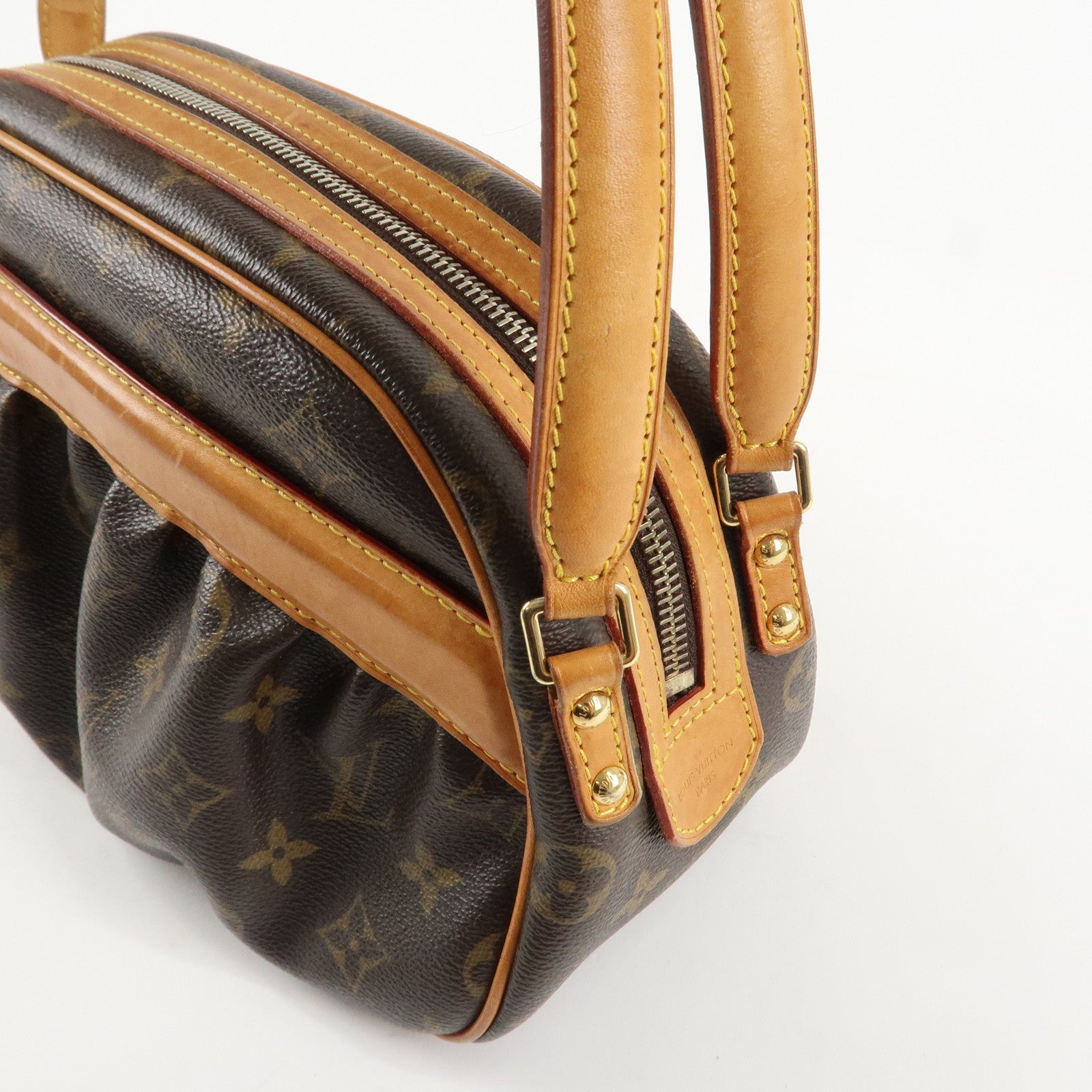 Louis Vuitton Monogram Canvas Clara Hand Bag Shoulder Bag M40057 Used