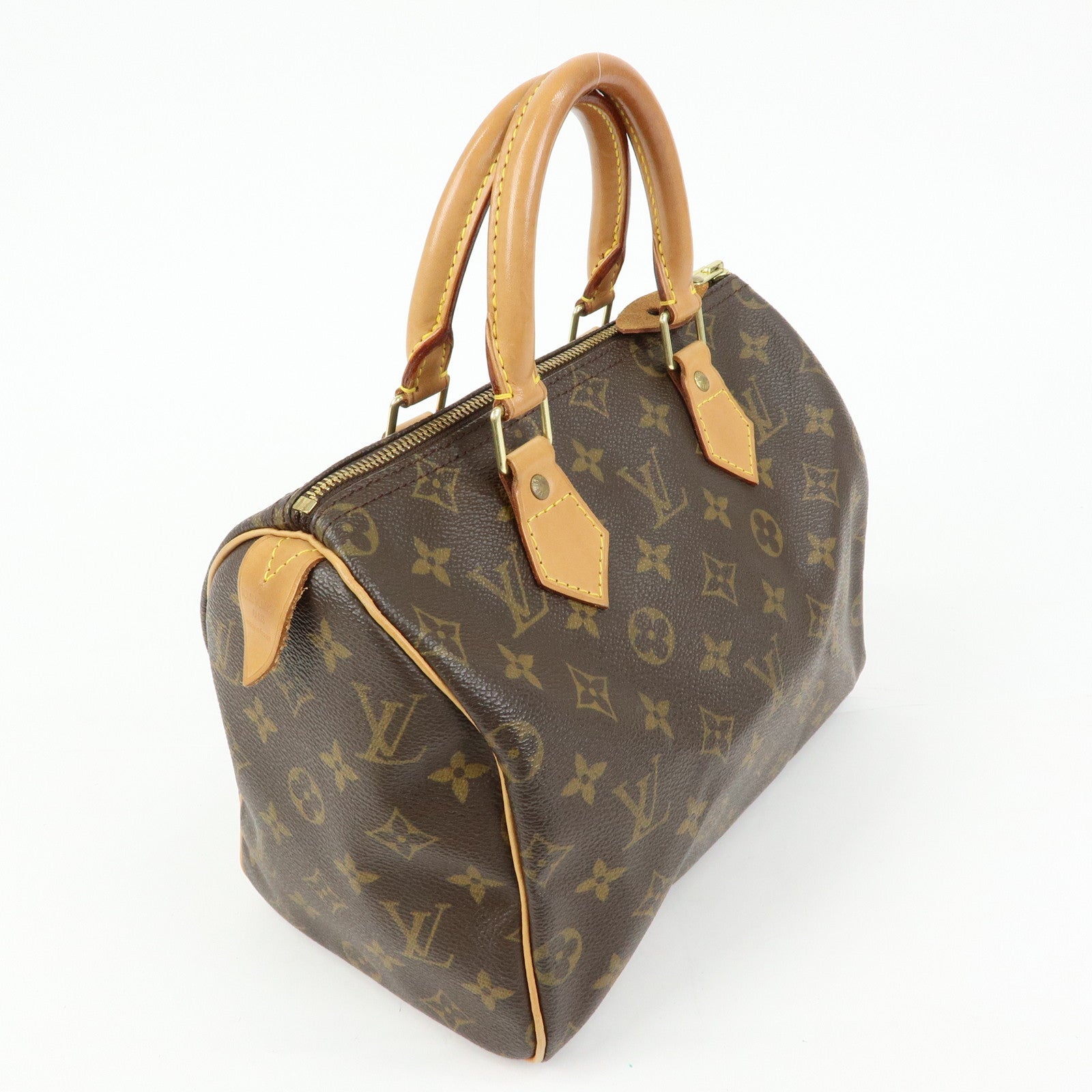 Louis Vuitton Monogram Speedy 25 Boston Bag Hand Bag Brown M41528