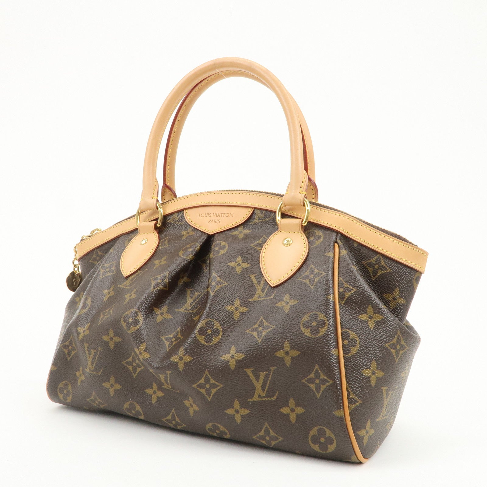 Louis Vuitton Monogram Tivoli PM Hand Bag Shoulder Bag Brown M40143