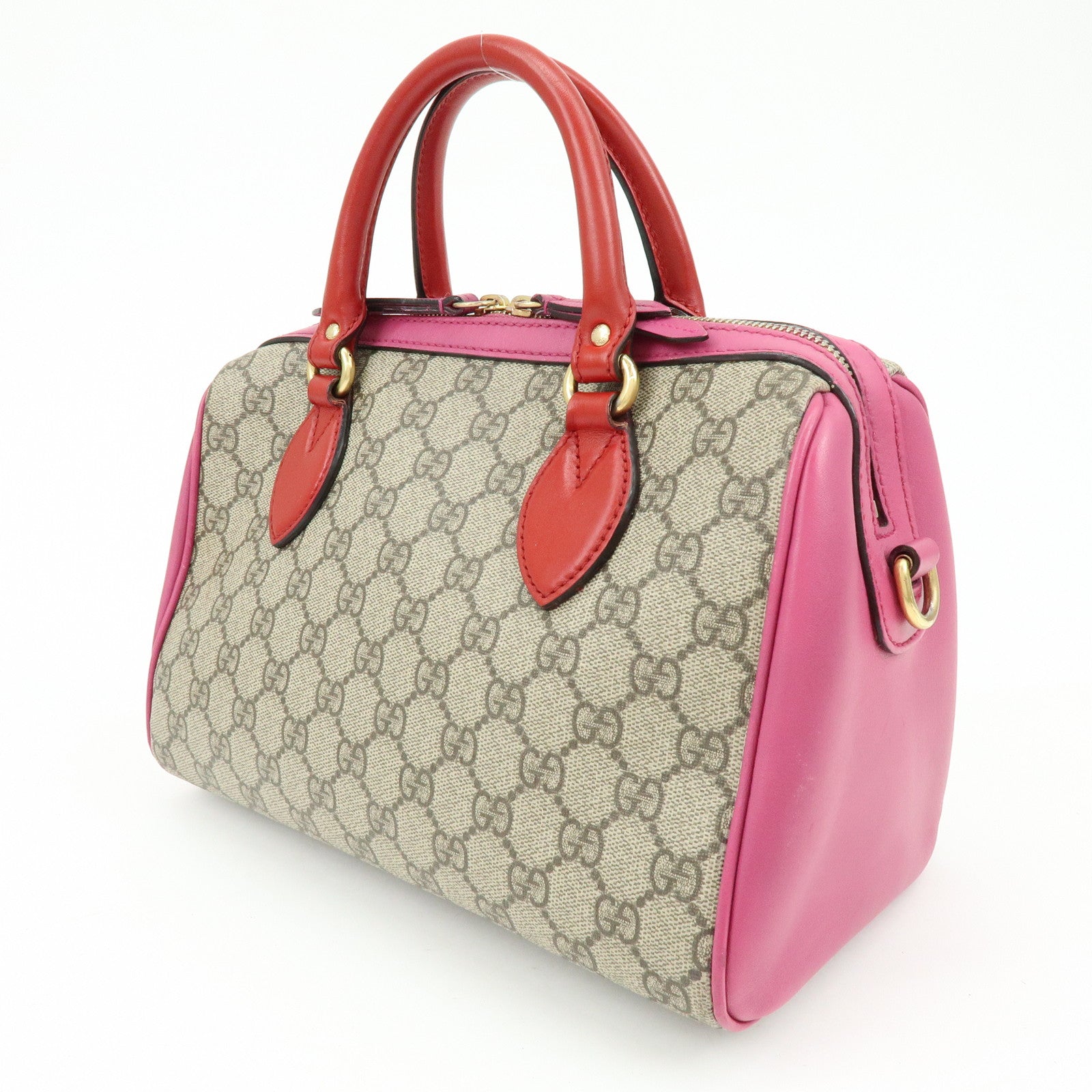 GUCCI GG Supreme Leather 2Way Bag Hand Bag Shoulder Bag 409529