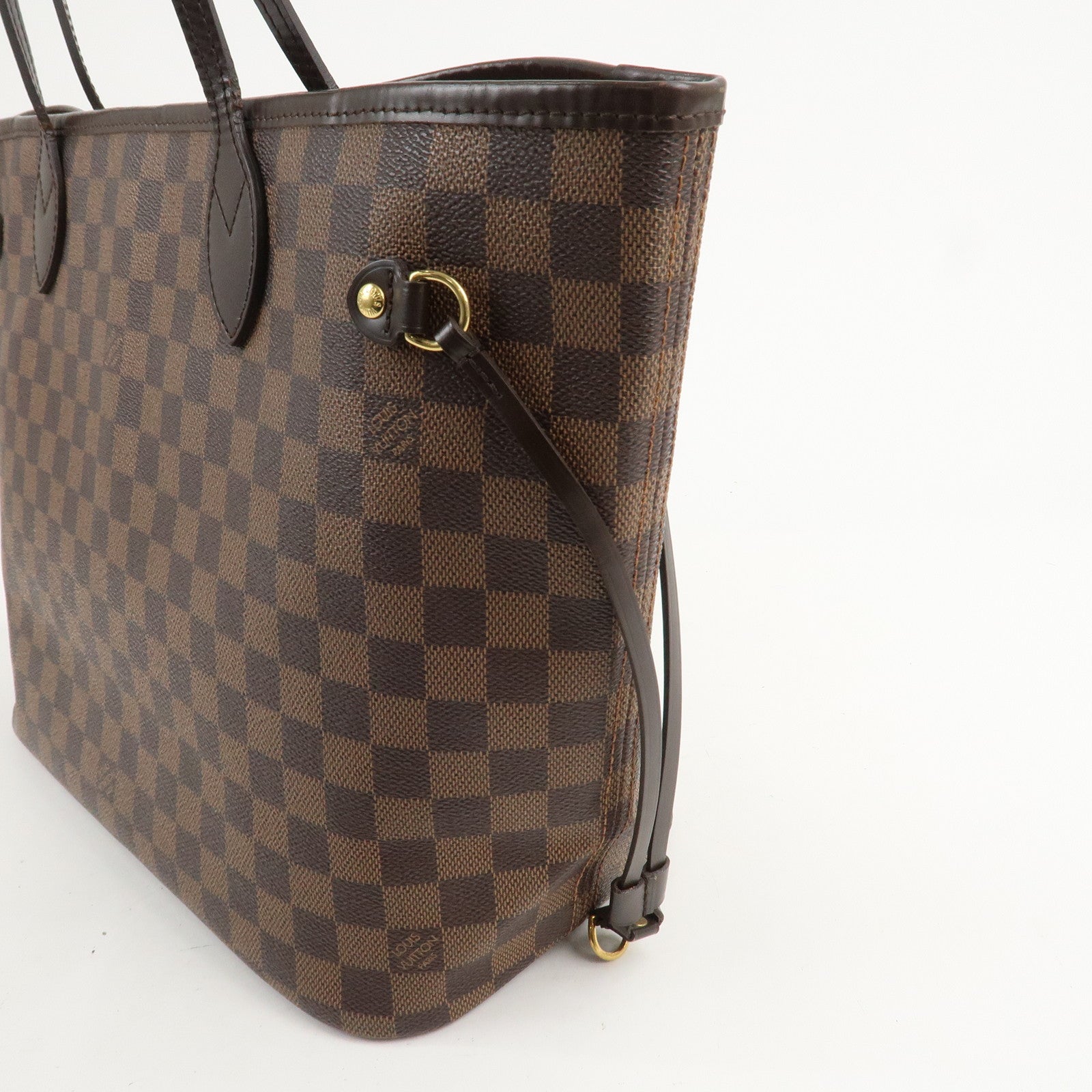Louis Vuitton Damier Ebene Canvas Neverfull MM Tote Bag N51105
