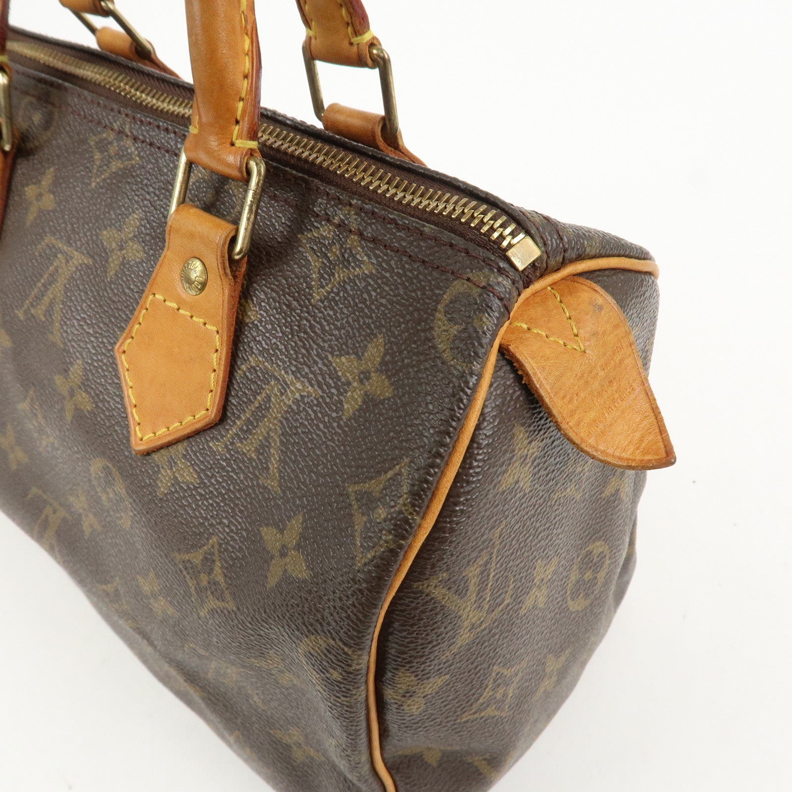 Louis Vuitton Monogram Speedy 25 Boston Bag Hand Bag Brown M41528