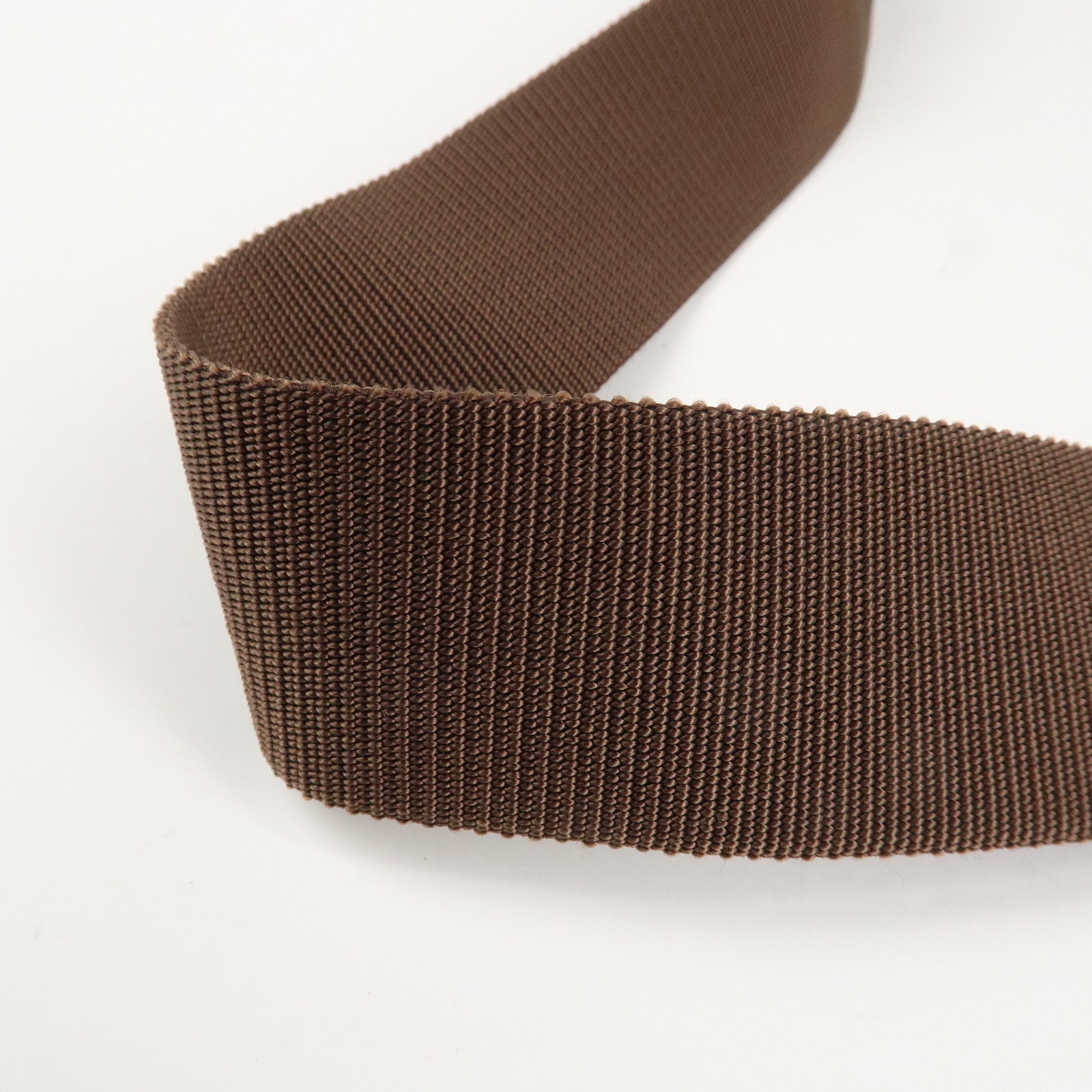 CHANEL New Travel Line Nylon Jacquard Shoulder Bag Khaki Used