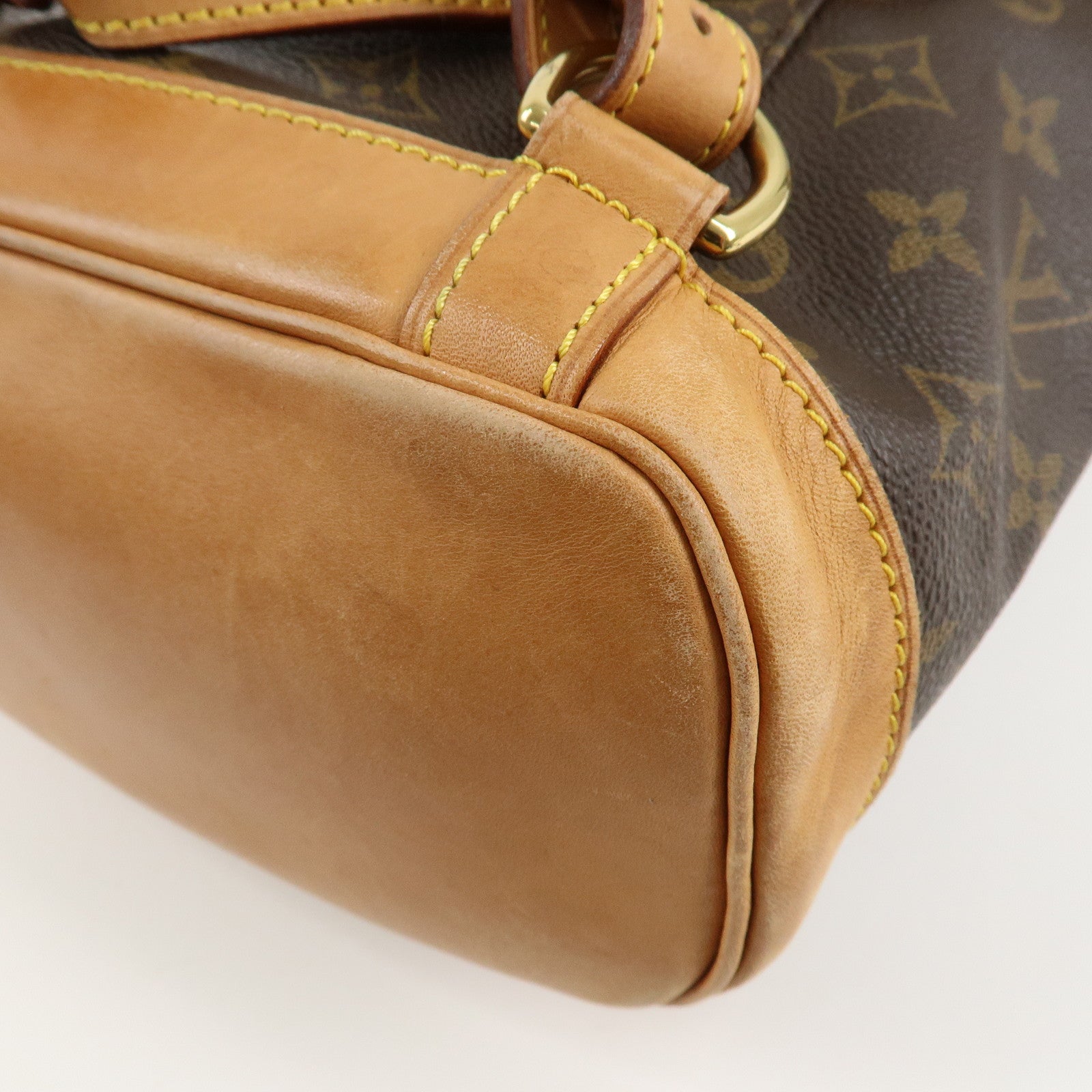 Louis Vuitton Monogram Canvas Montsouris MM Backpack Brown M51136 Used