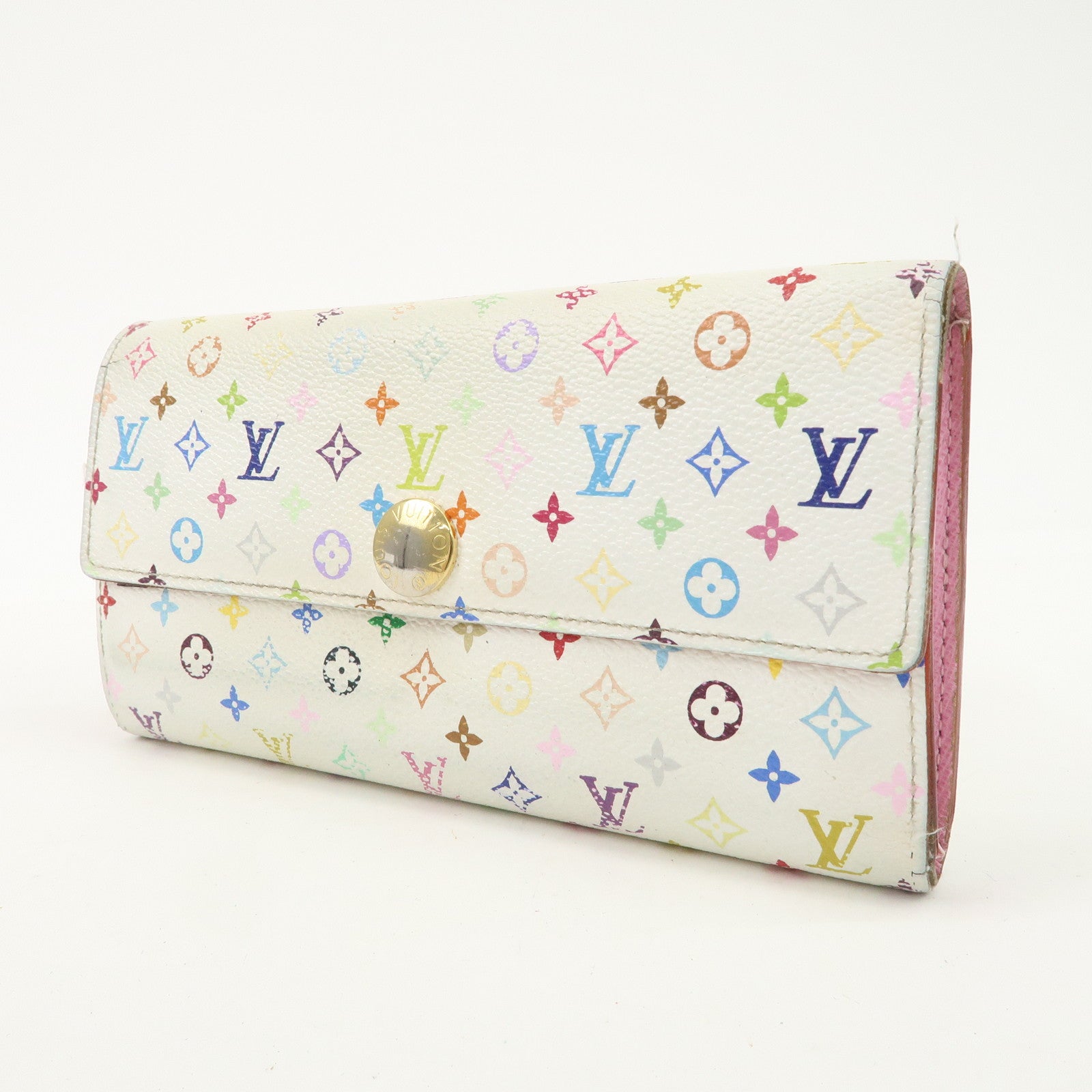 Louis Vuitton Monogram Set of 2 Long Wallet M61725 M93744 Used