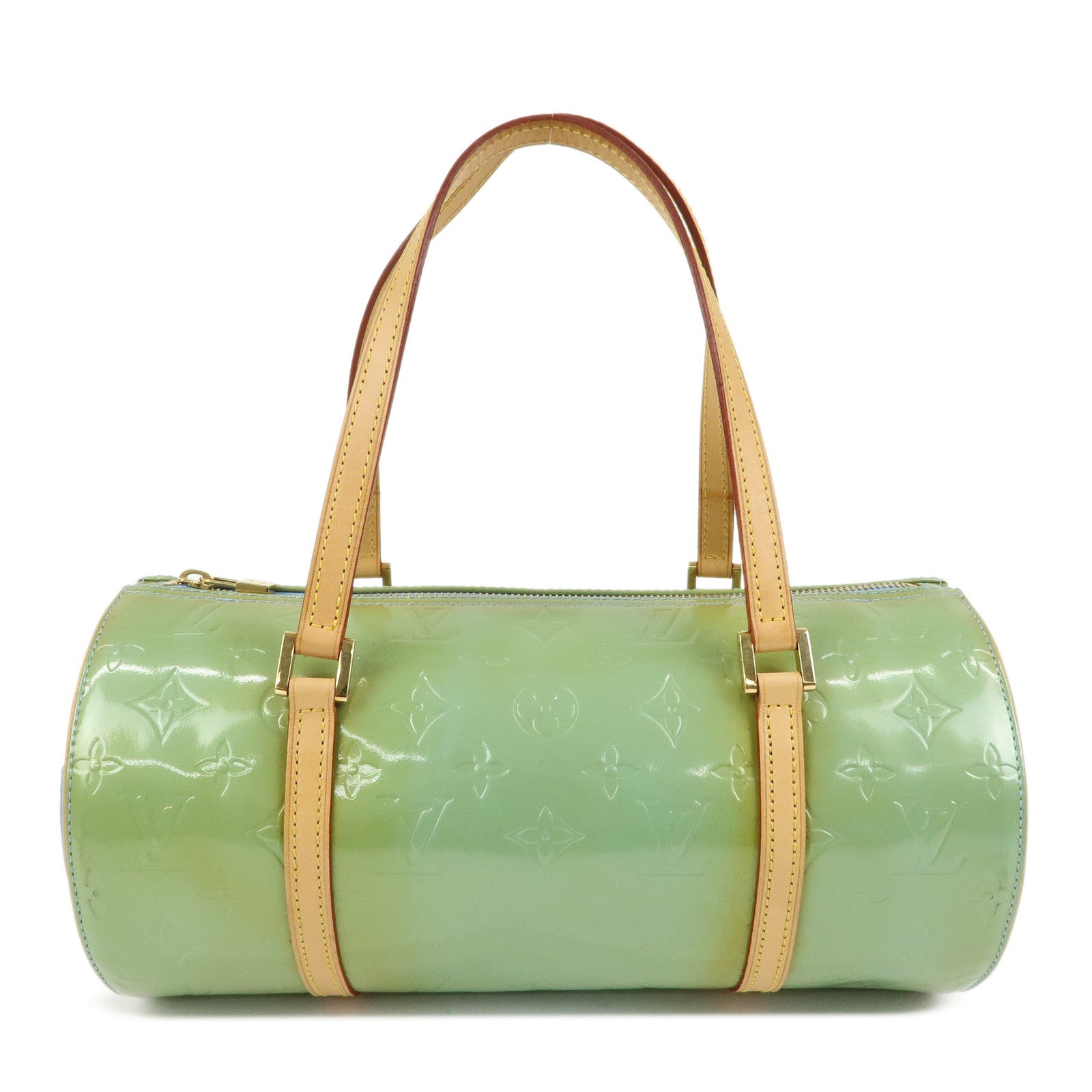Louis Vuitton Monogram Vernis Bedford Hand Bag Baby Blue M91007