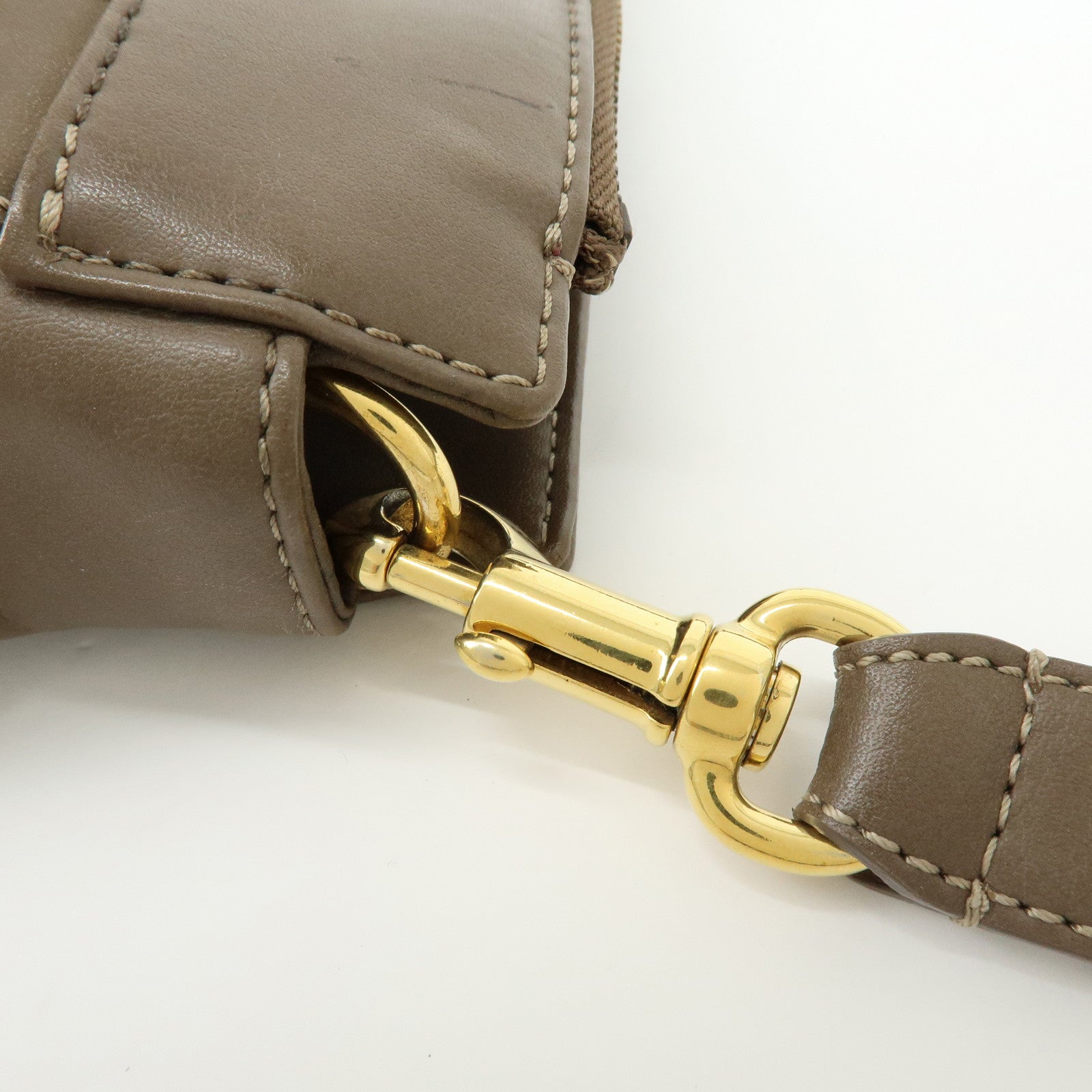 Chloe Eden Leather Shoulder Bag Crossbody Bag Tassel Brown