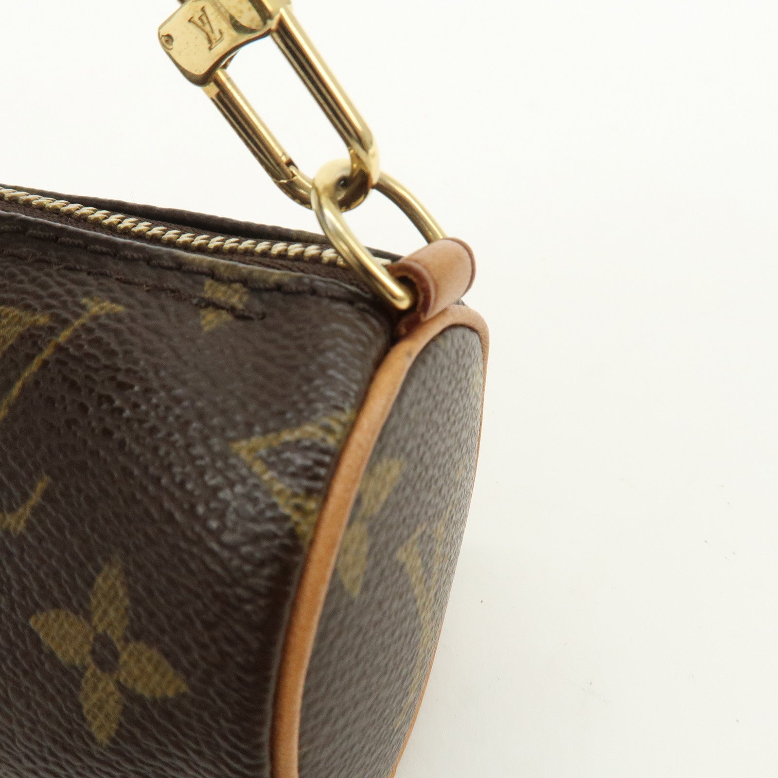 Louis Vuitton Monogram Mini Pouch for Papillon Bag New Style Brown