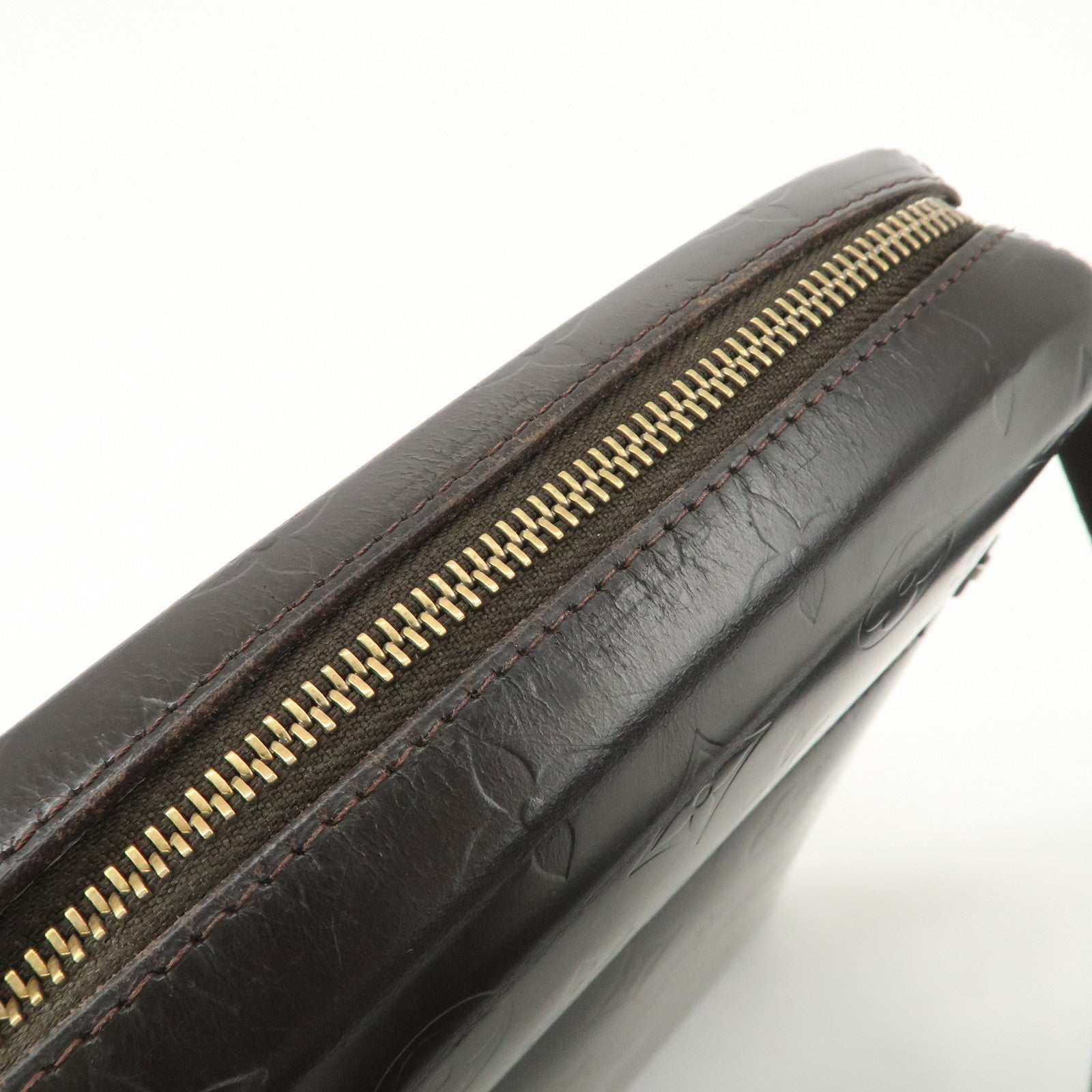 Louis Vuitton Monogram Bobby Leather Shoulder Bag Cafe Brown M46520 Used