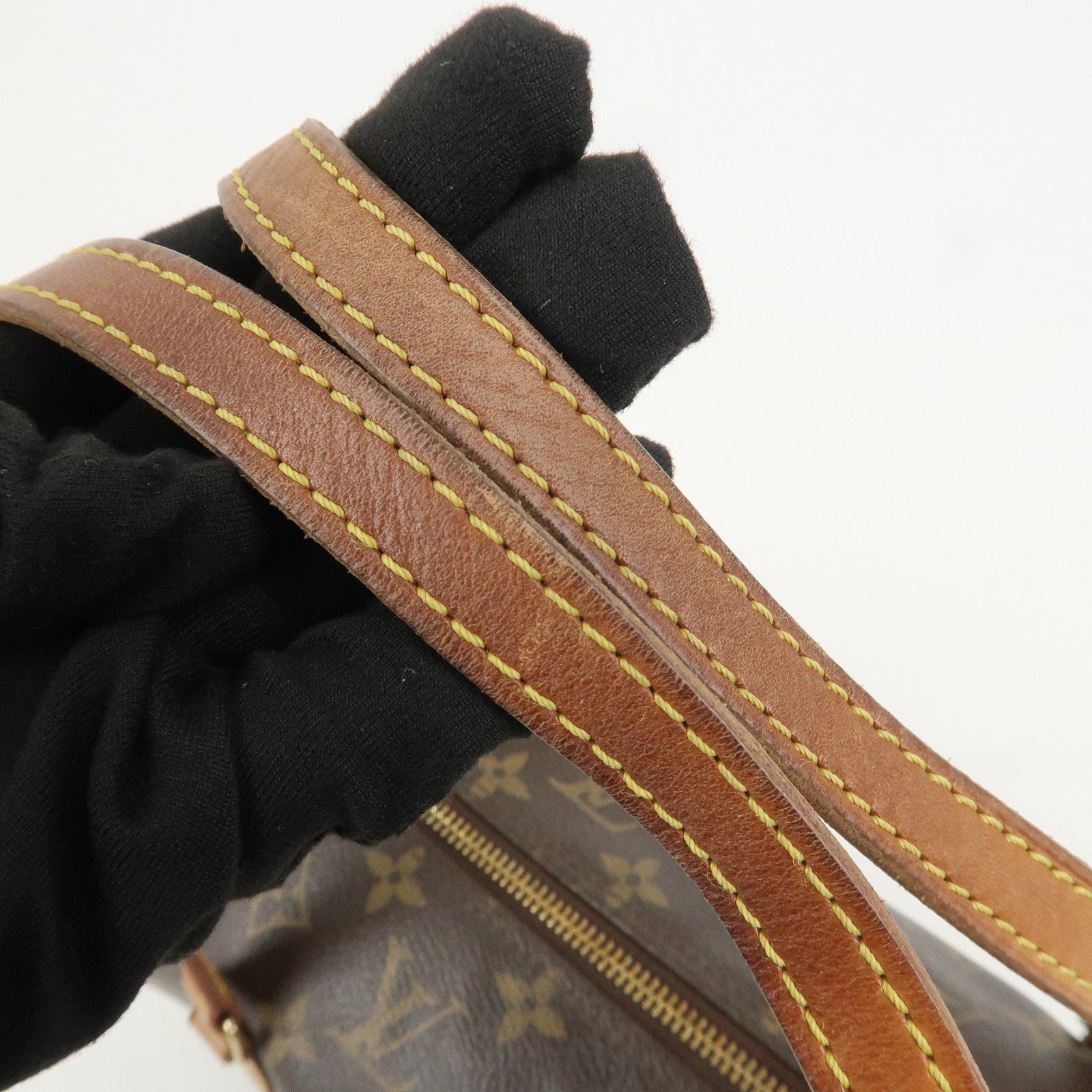 Louis Vuitton Monogram Papillon 30 Hand Bag New Style Brown M51385