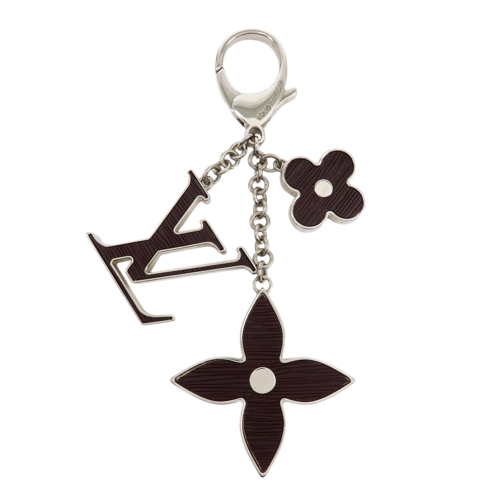 Louis Vuitton Bijou Sac Fleur Metal Bag Charm Key Holder M66368