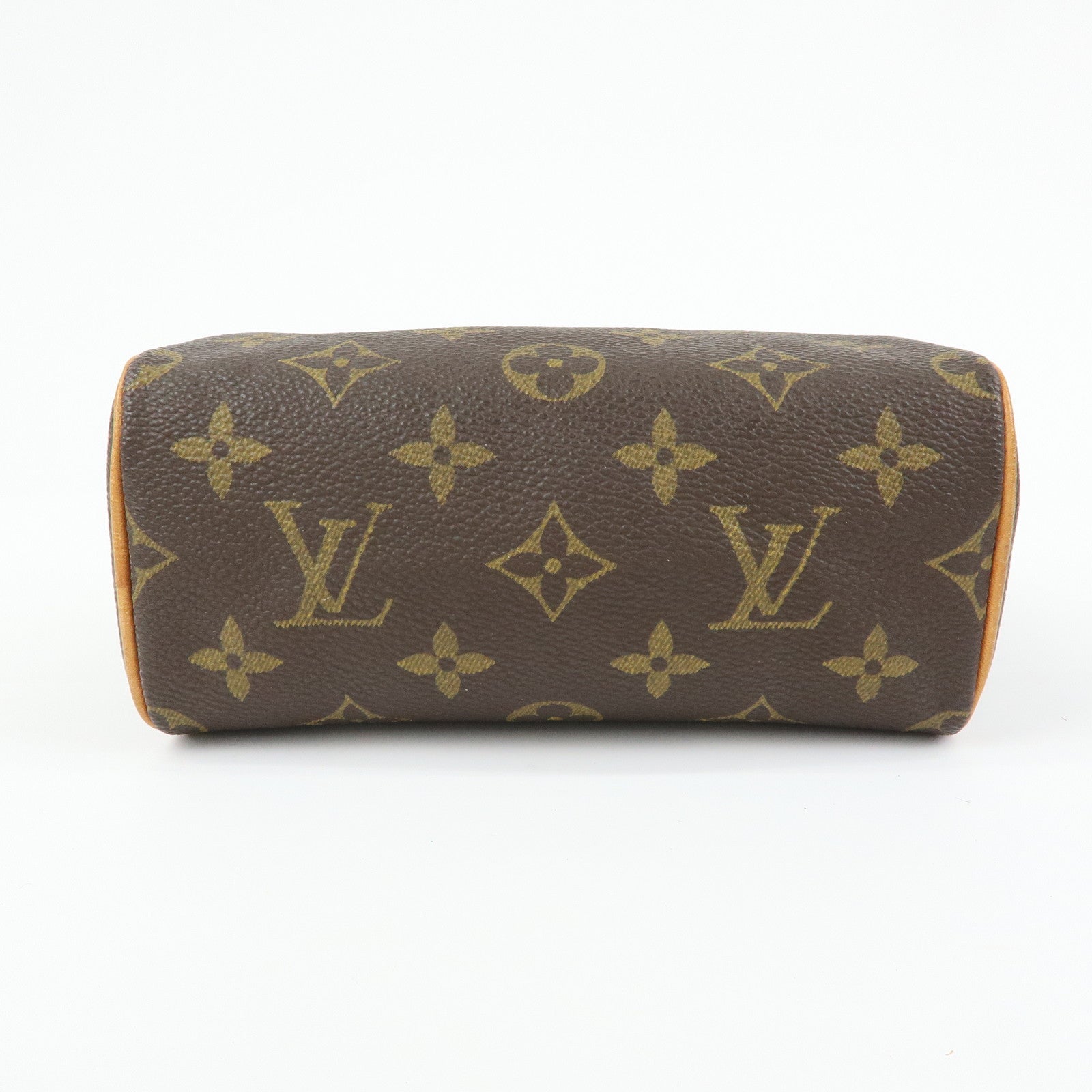 Louis Vuitton Monogram Mini Speedy Hand Shoulder Bag Brown M41534