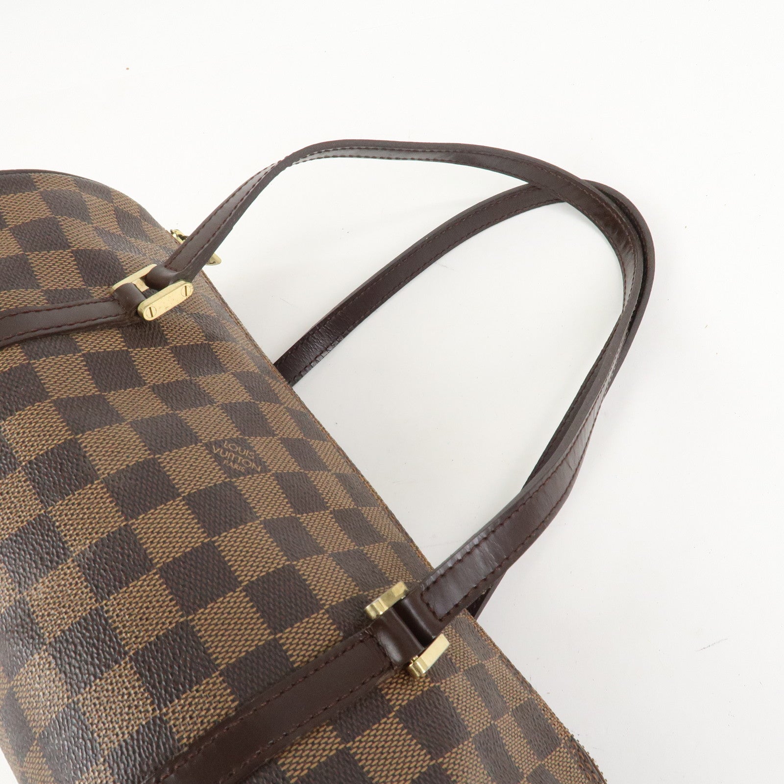 Louis Vuitton Damier Ebene Papillon 30 Hand Bag Brown N51303