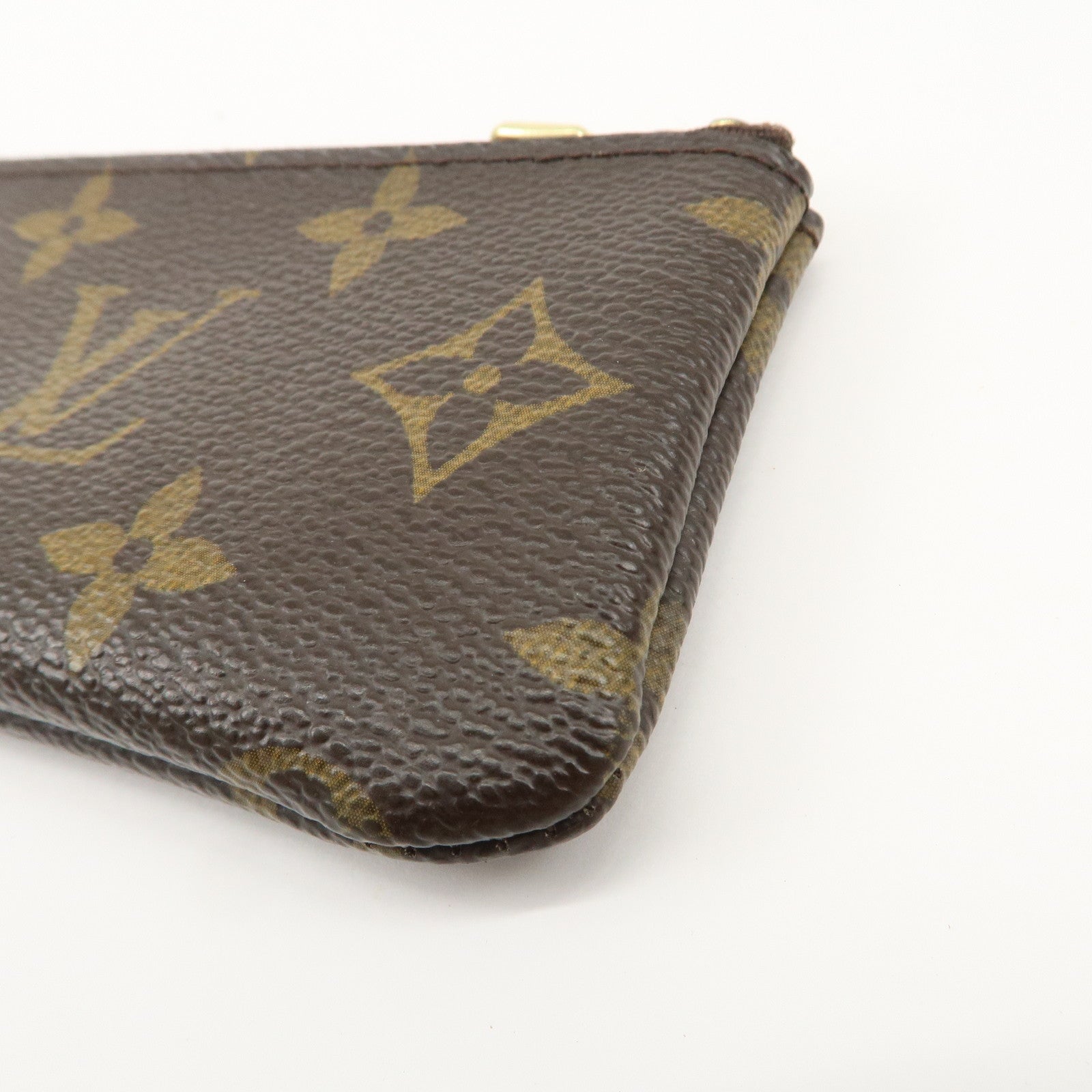 Louis Vuitton Monogram Set of 2 Canvas Coin Case Brown M62650 Used