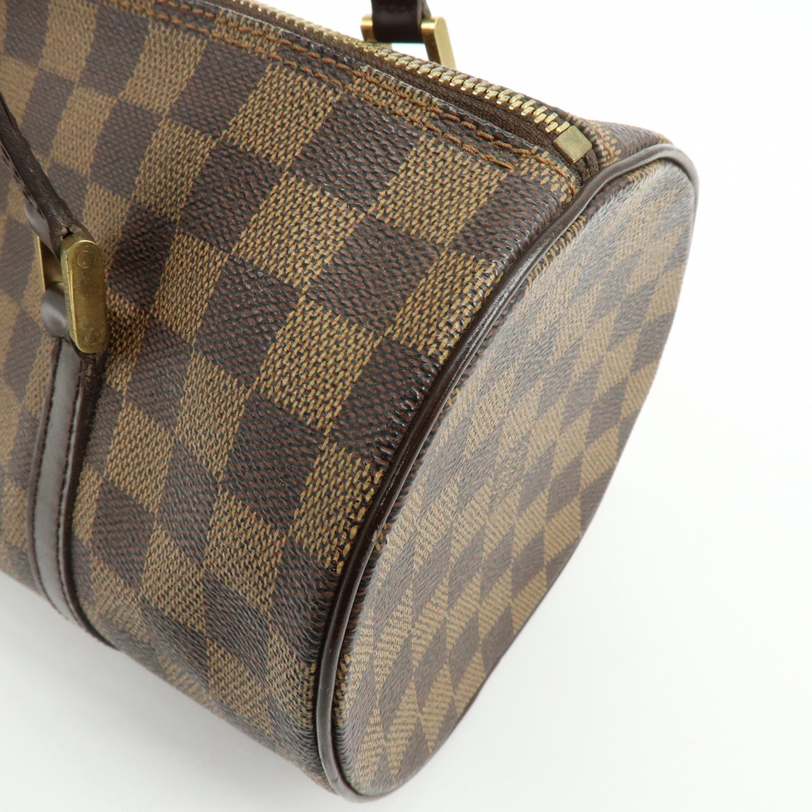 Louis Vuitton Damier Ebene Papillon 30 Hand Bag Brown N51303