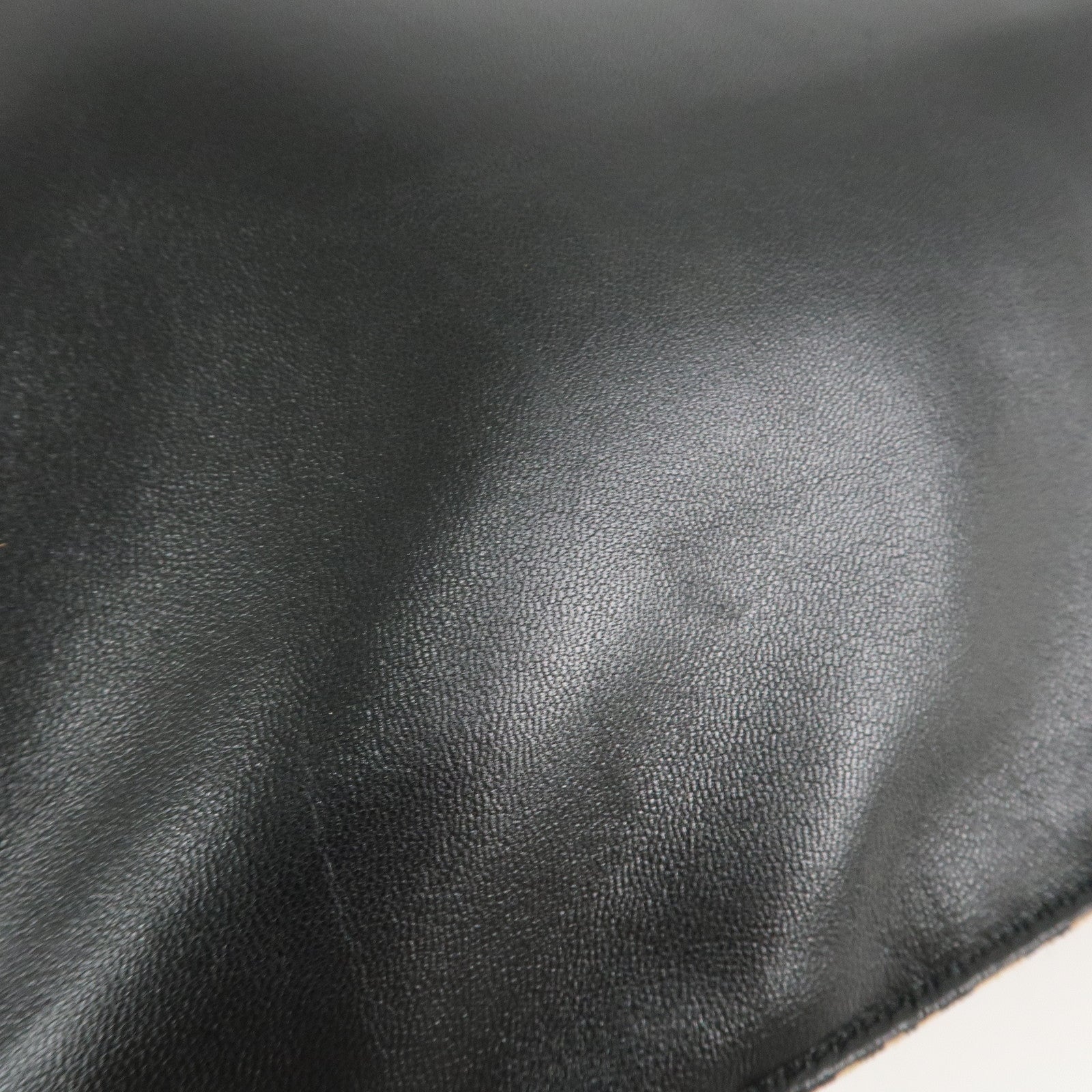 LOEWE Anagram Leather Tote Bag Leopard Black